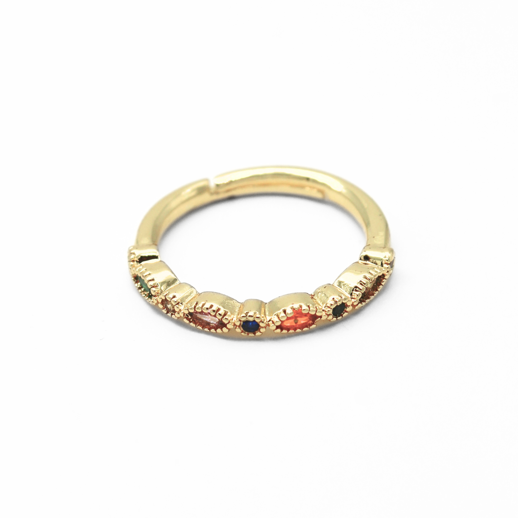 Glitter Please - Anillo - Acero inoxidable - Ajustable