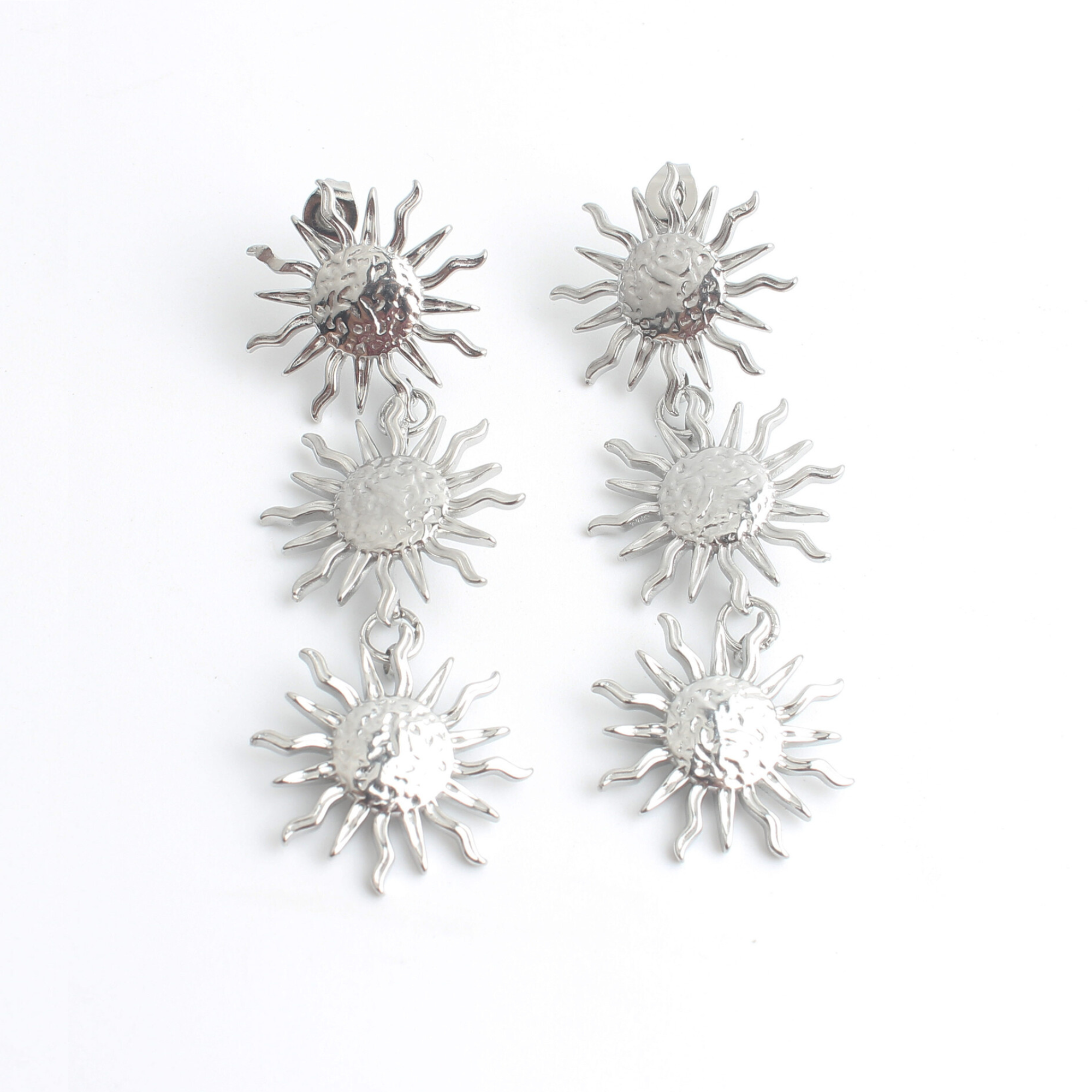 Sunflower Madness - Pendientes - Acero inoxidable