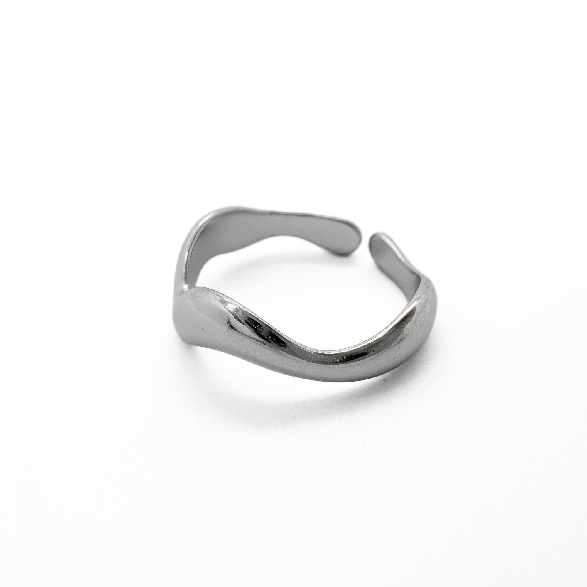 Waves - Anillo - Acero inoxidable - Ajustable