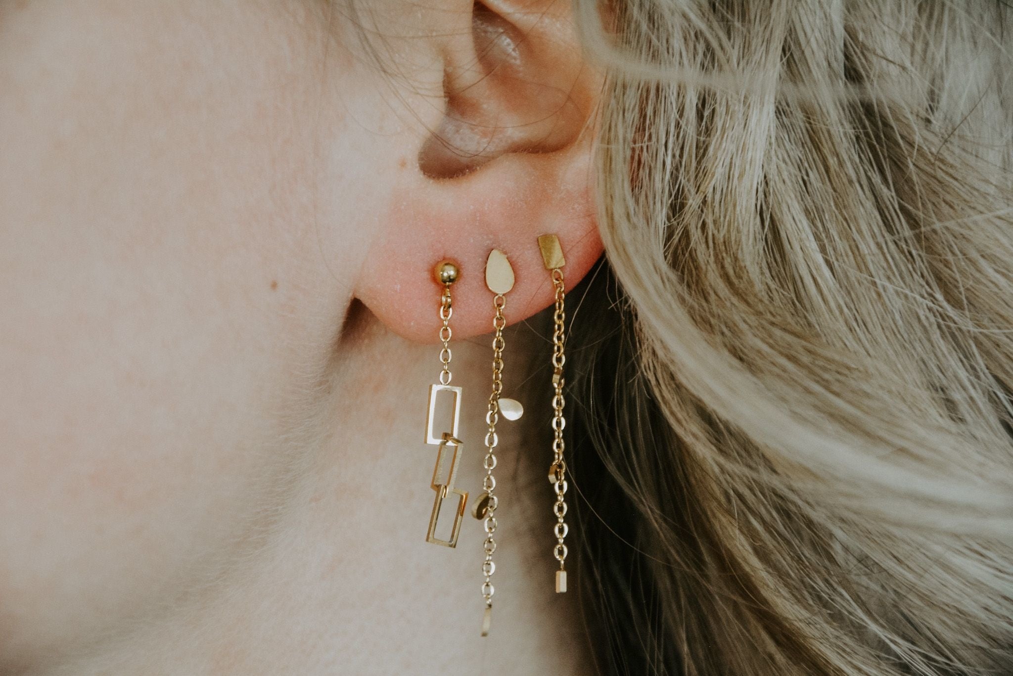 Babette - Pendientes - Acero inoxidable