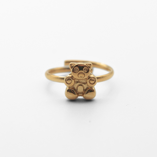 Teddy - Anillo - Acero inoxidable - Ajustable