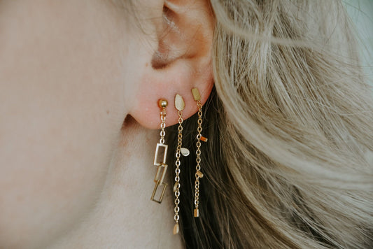 Lova - Pendientes - Acero inoxidable