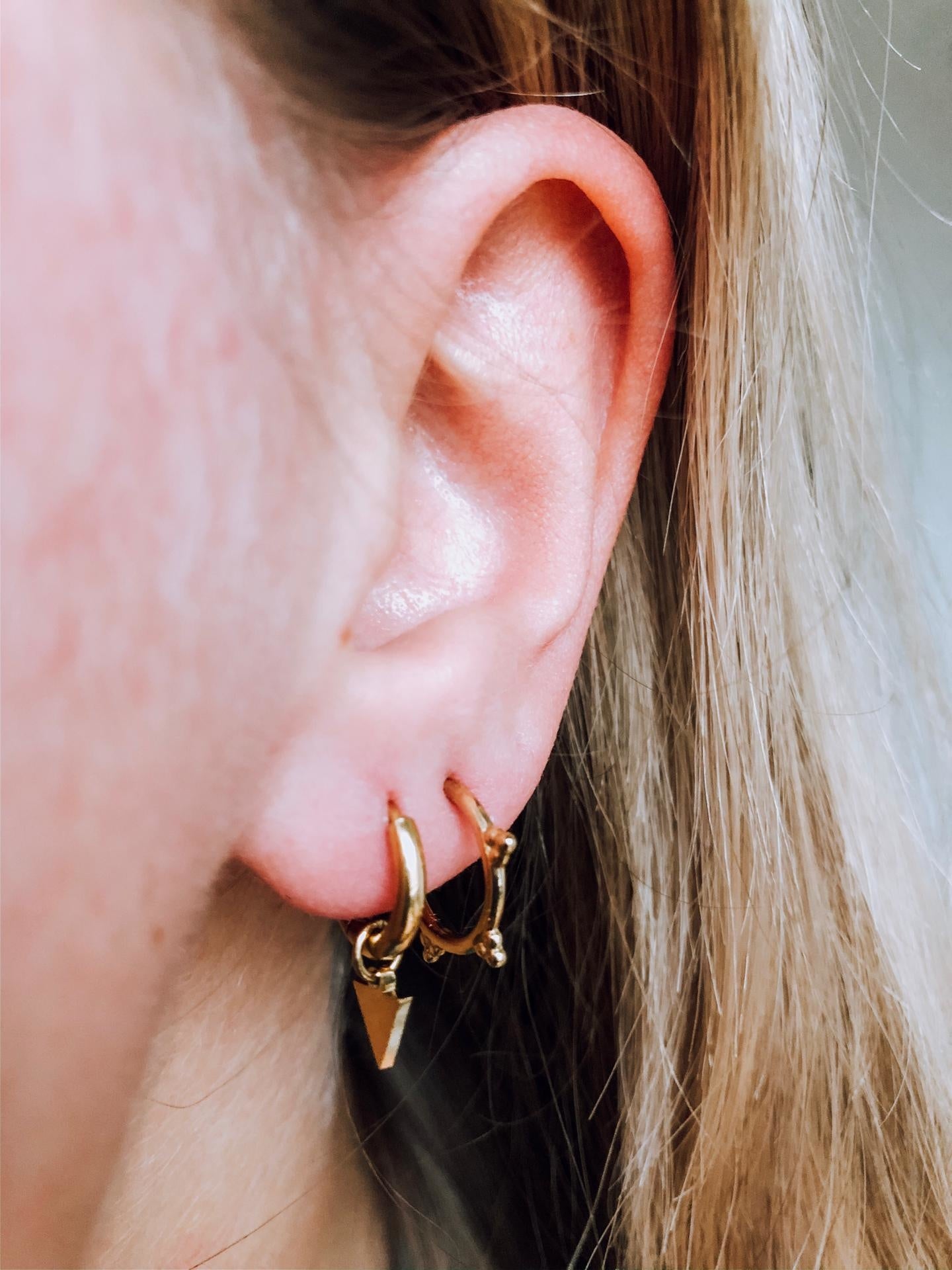 Little Triangle - Pendientes - Acero inoxidable