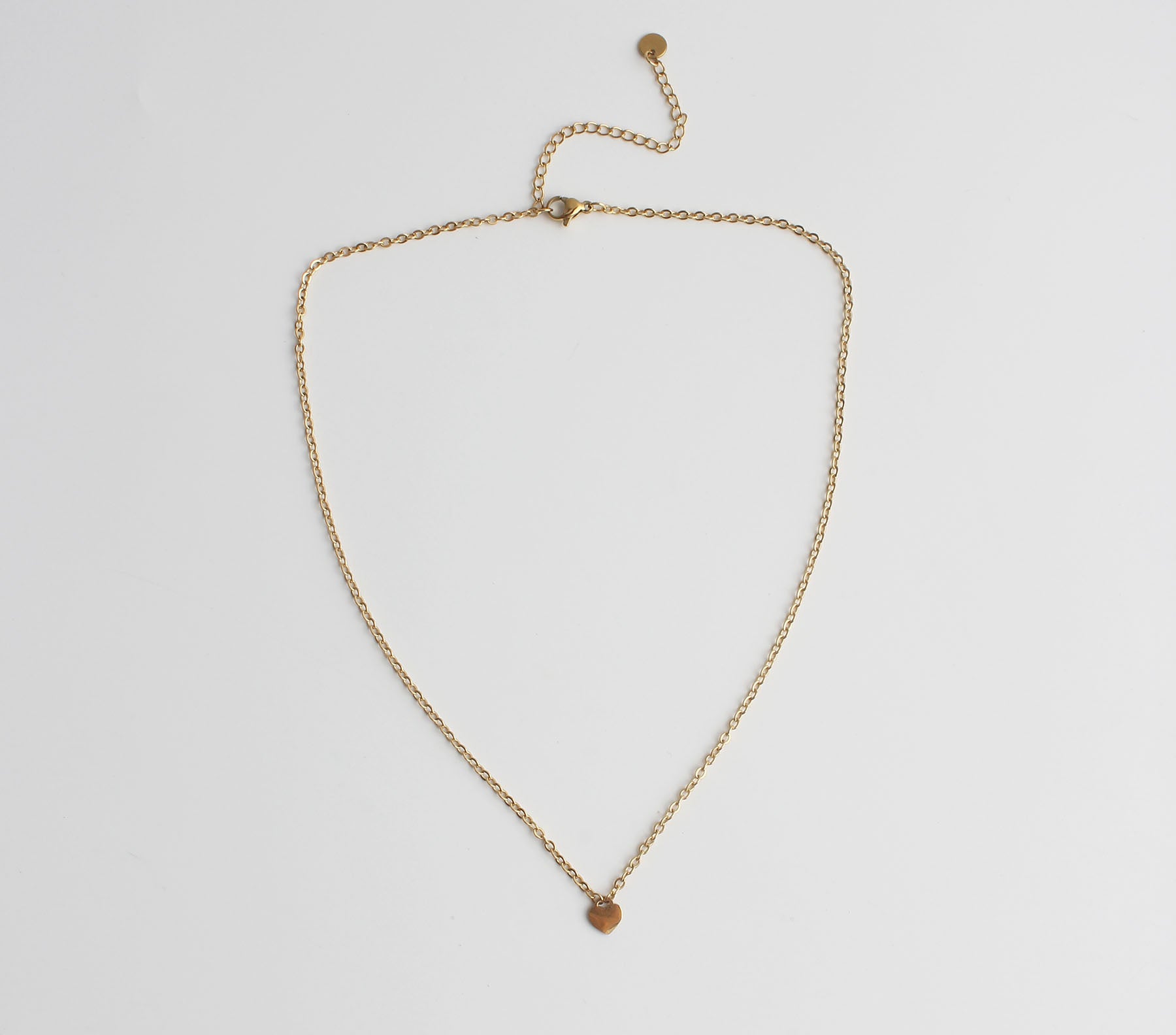 Golden Heart - Collar - Acero inoxidable