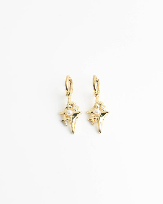 Superstar - Pendientes - Acero inoxidable