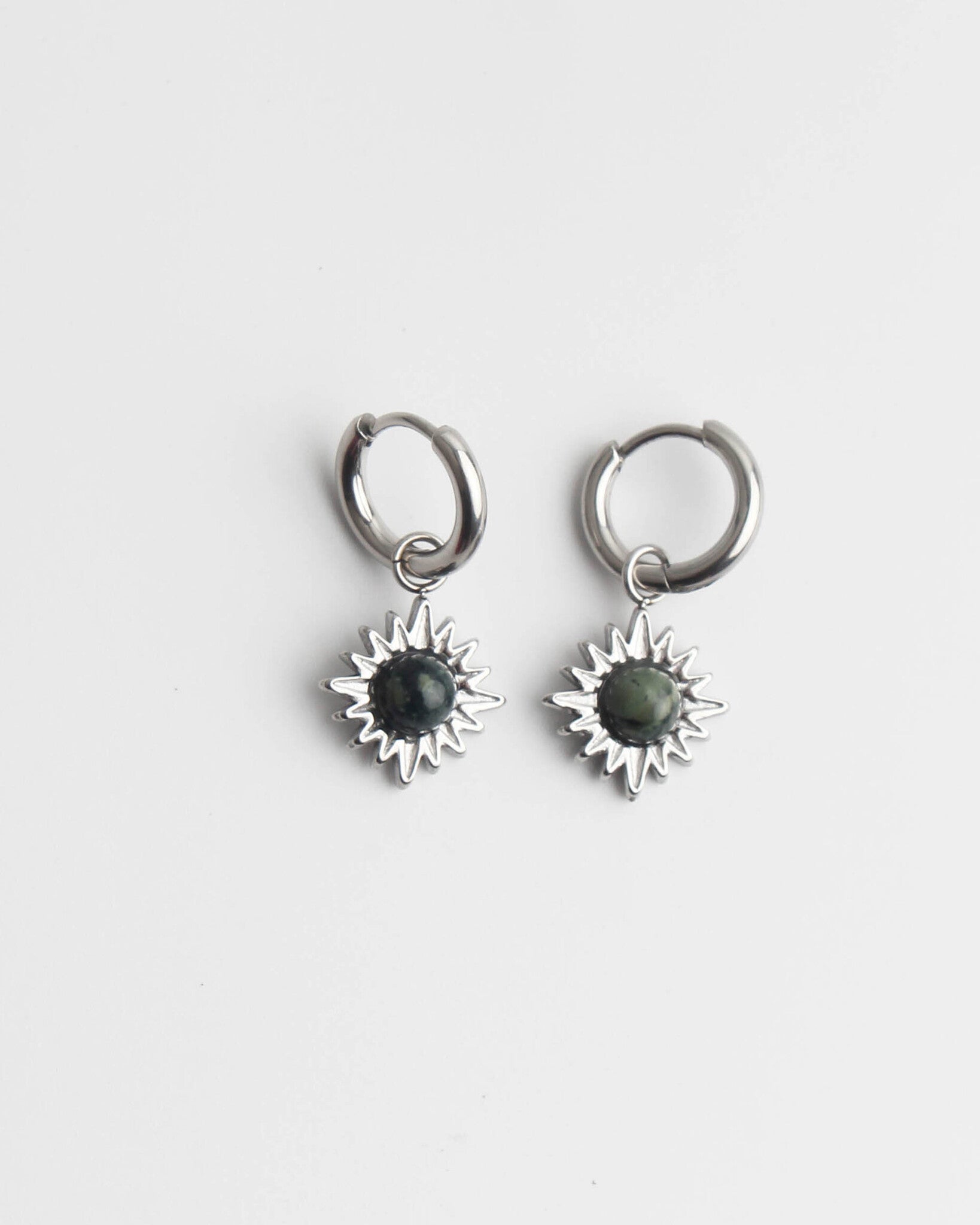 Louane - Earrings - Natural Stone - Stainless Steel