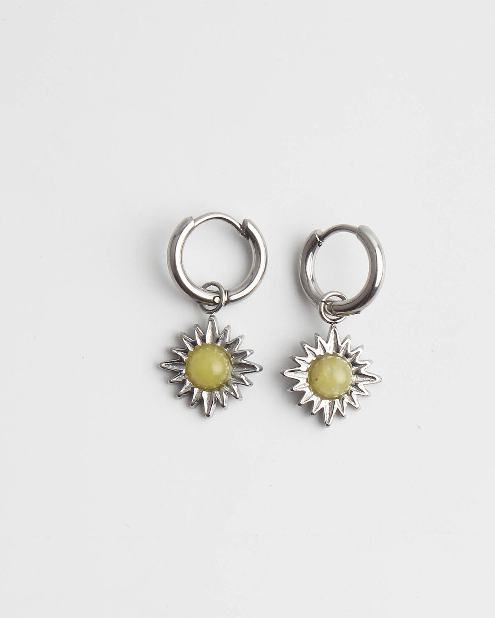 Louane - Earrings - Natural Stone - Stainless Steel