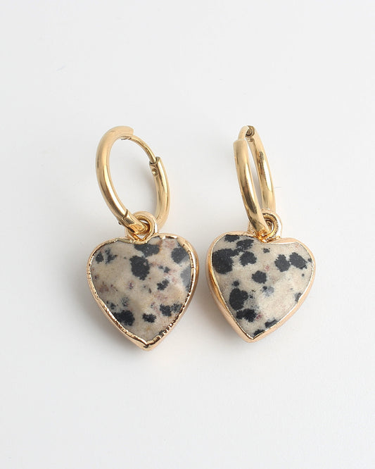 Cherish - Pendientes - Piedra natural - Acero inoxidable