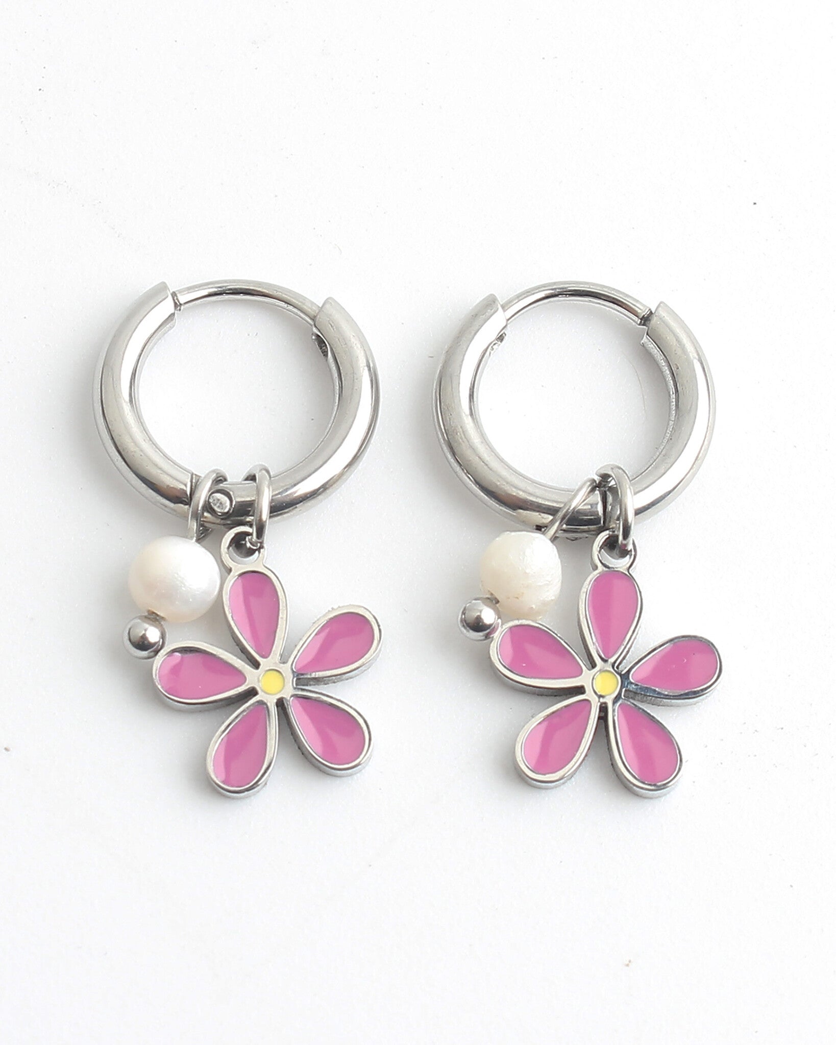 Daisy - Pendientes - Acero inoxidable