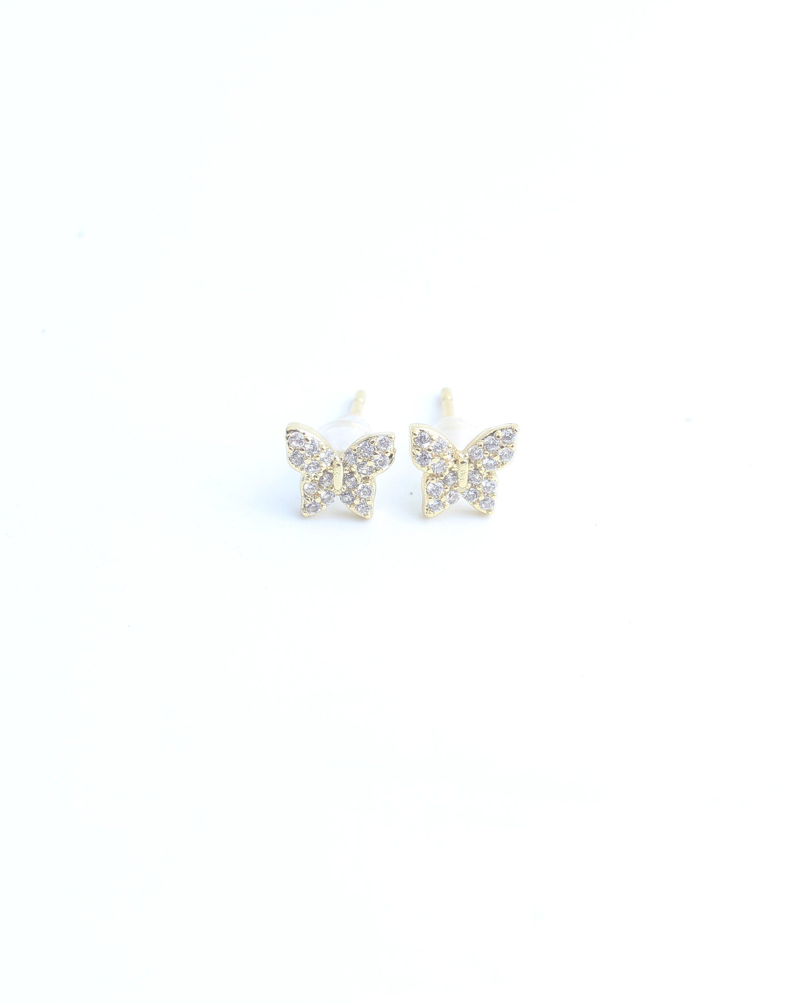 Sparkly Butterfly - Pendientes - Acero inoxidable