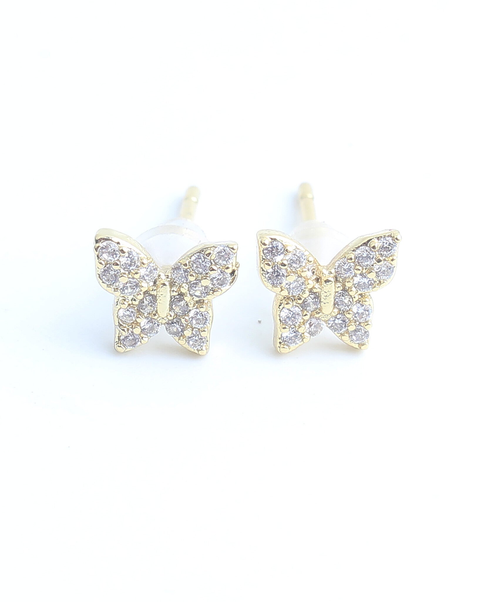 Sparkly Butterfly - Pendientes - Acero inoxidable