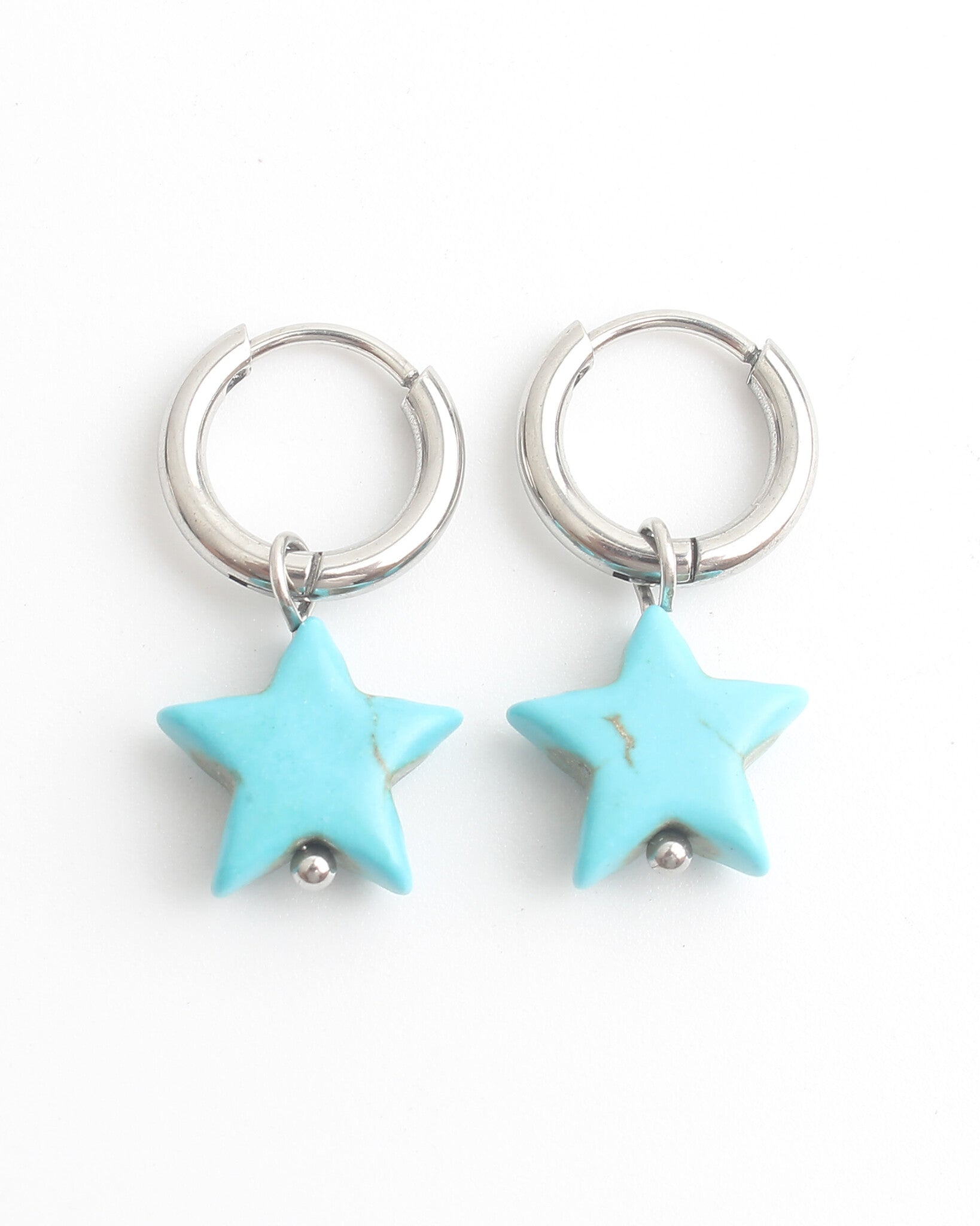 Bright Star - Pendientes - Acero inoxidable