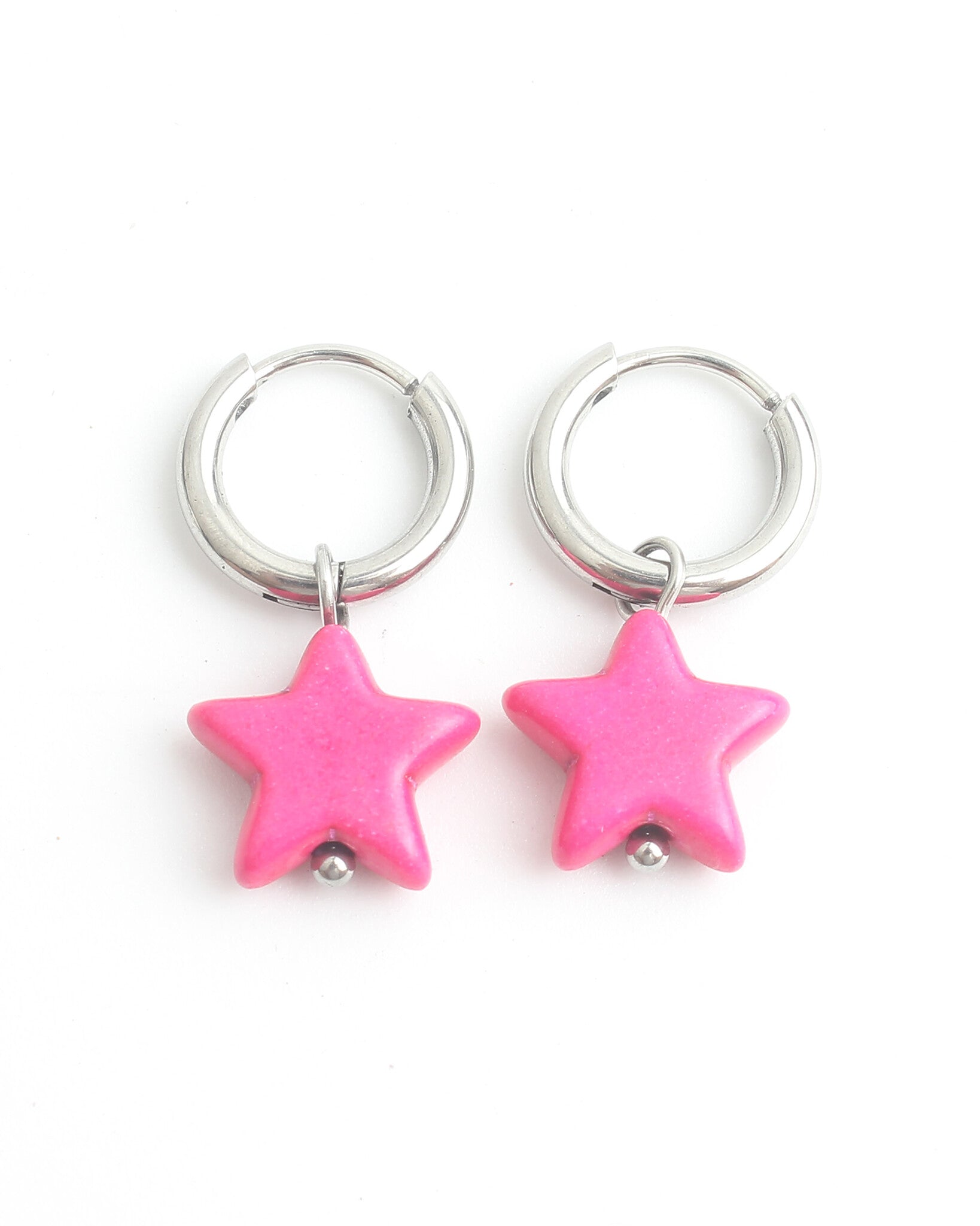 Bright Star - Pendientes - Acero inoxidable