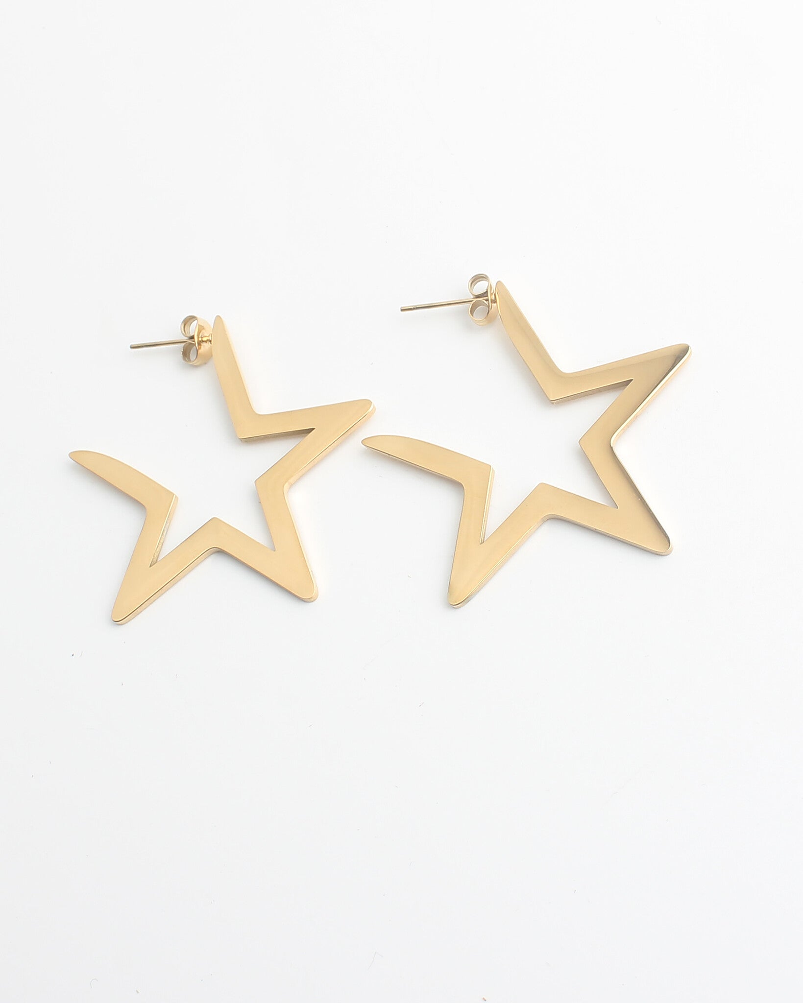 Mega Star - Earrings - Stainless Steel