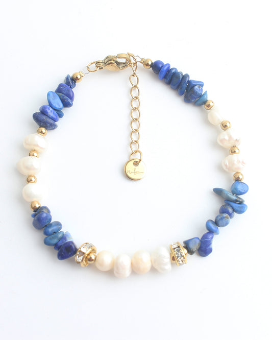 Linne - Pulsera - Piedra natural - Acero inoxidable