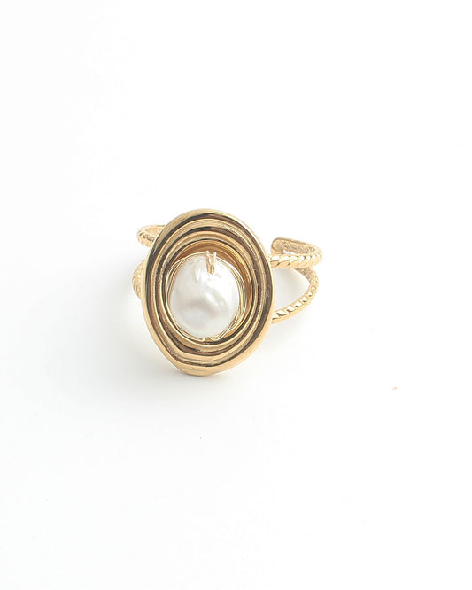 Ensie - Anillo - Acero inoxidable - Ajustable