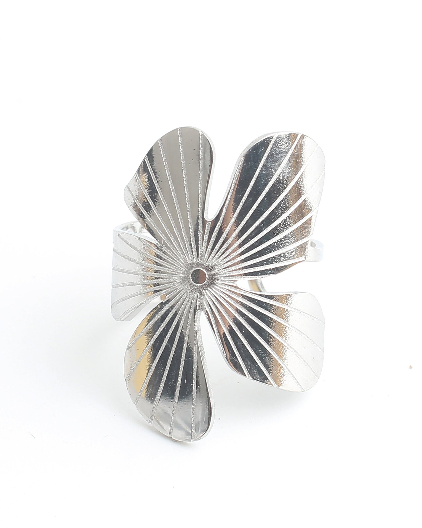 Wild Flower - Ring - Stainless Steel - Adjustable