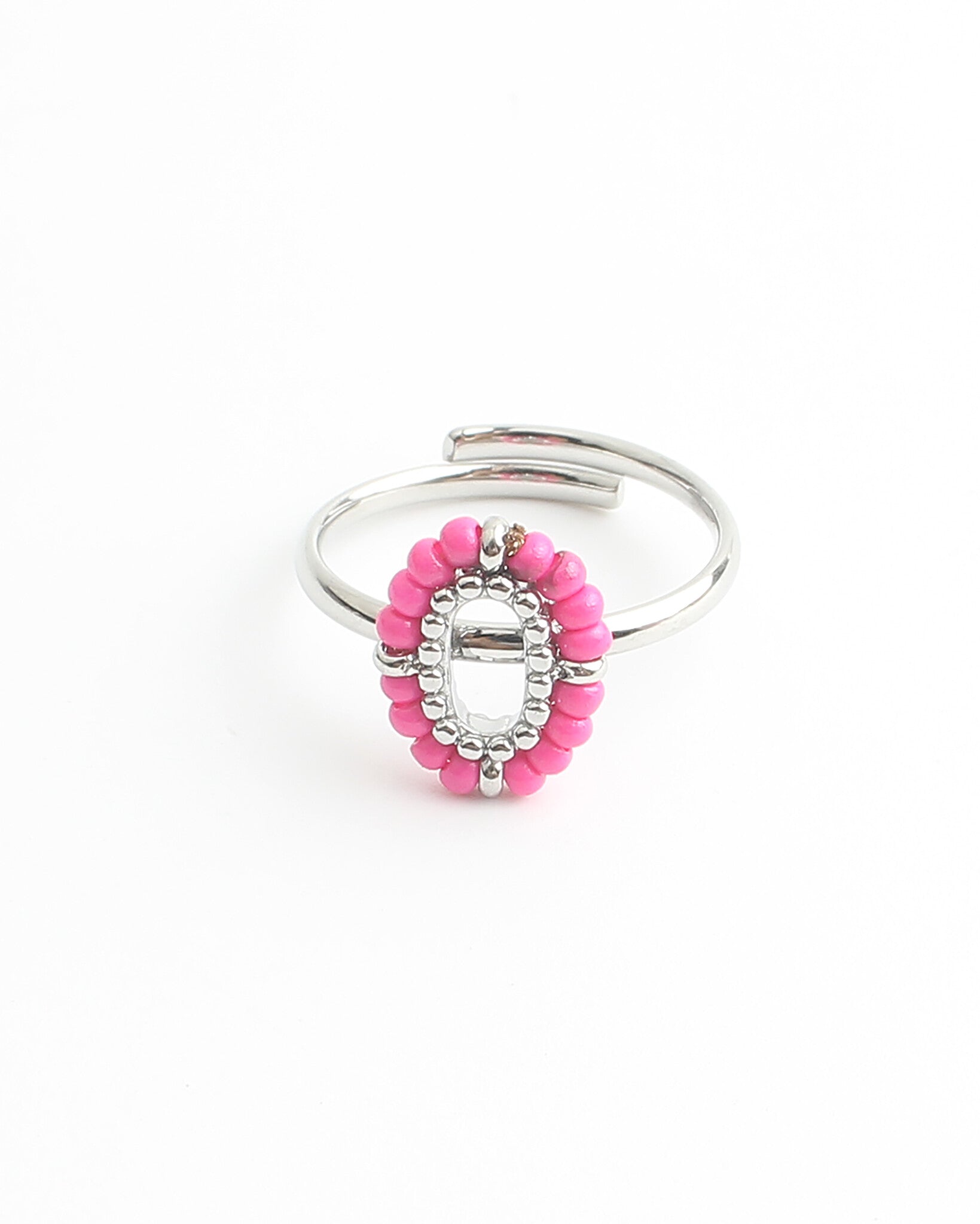 Amity - Anillo Rosa - Acero inoxidable - Ajustable