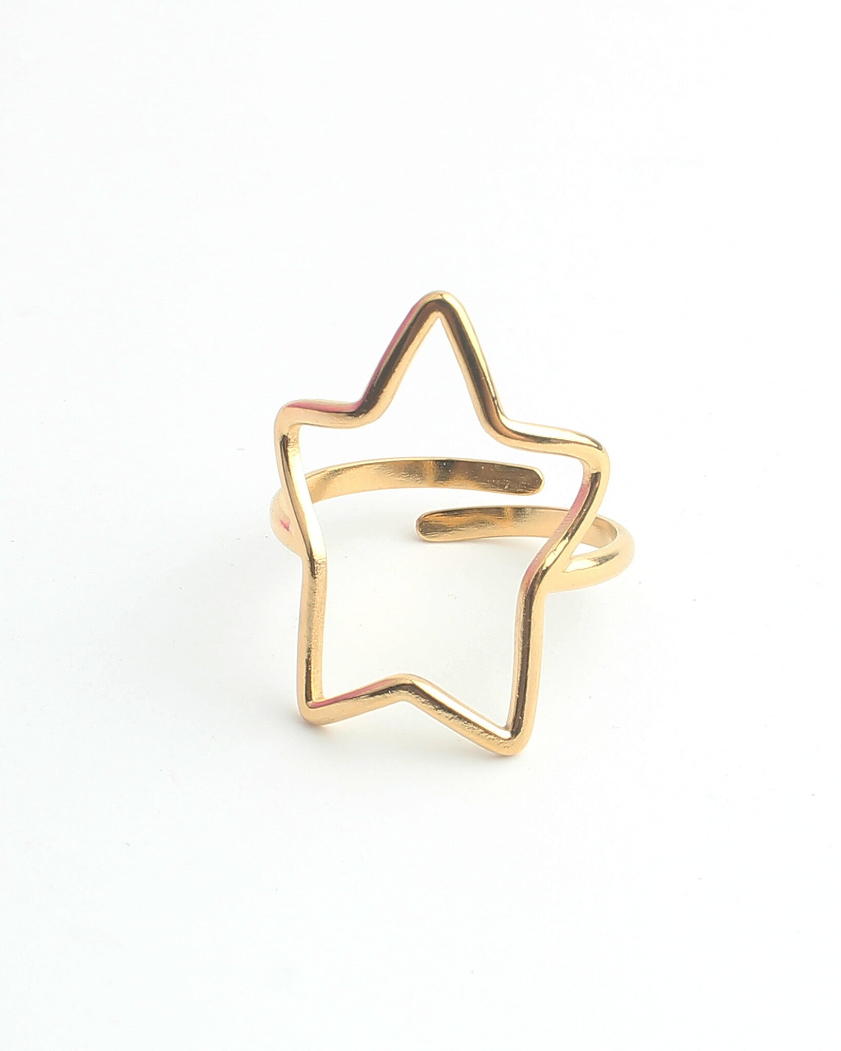 Star - Ring - Stainless Steel