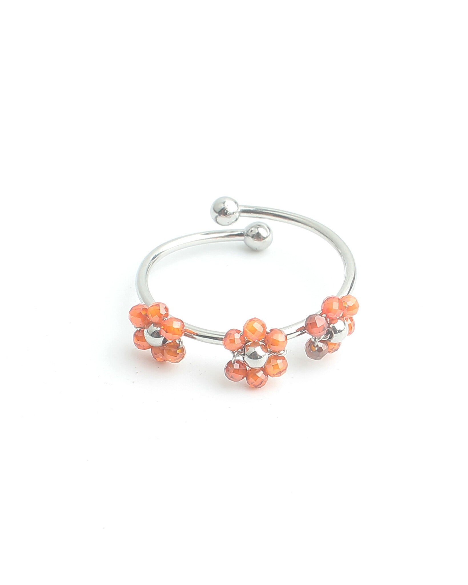 Camelia- Anillo - Acero inoxidable - Ajustable