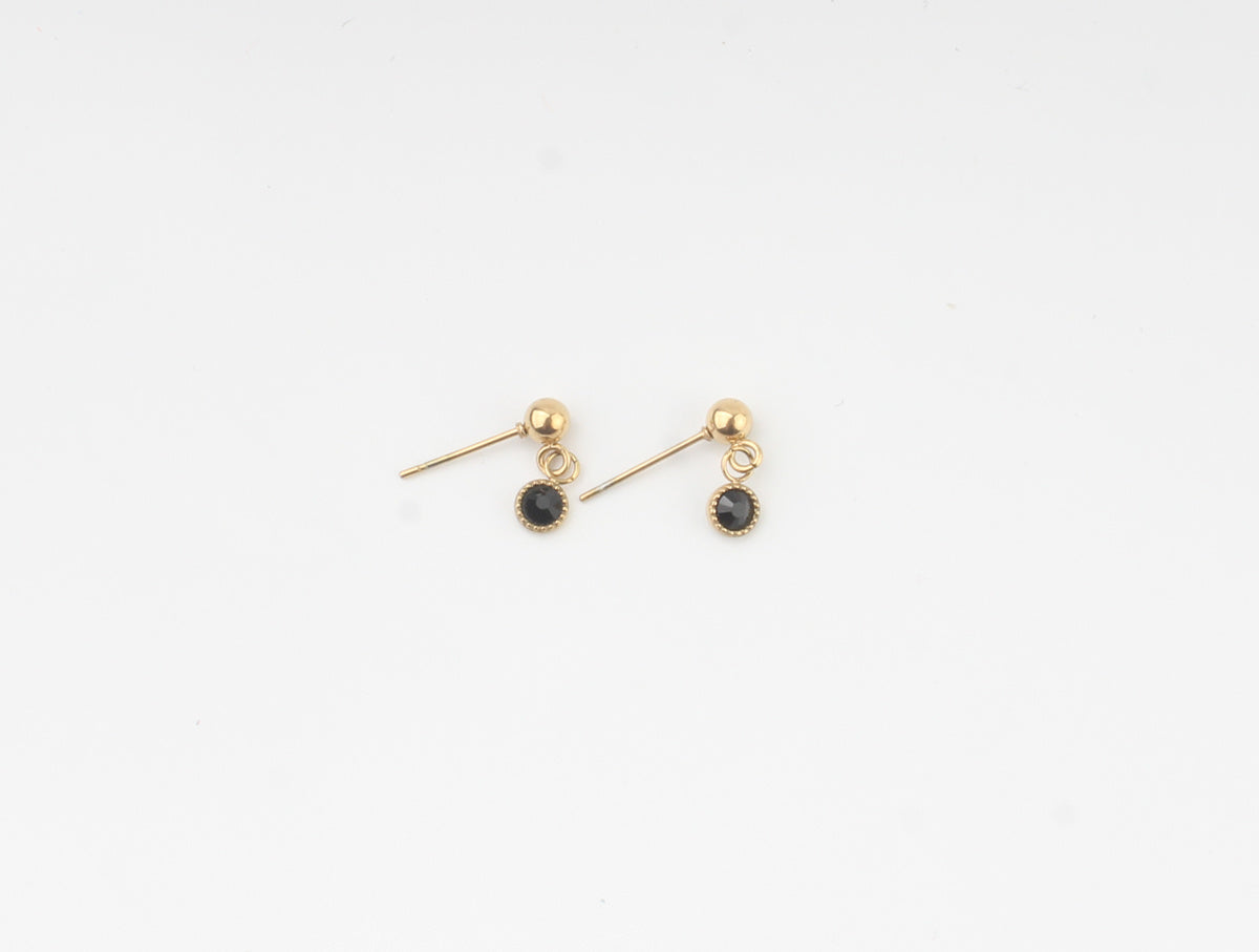 Estrella - Pendientes - Studs - Acero inoxidable