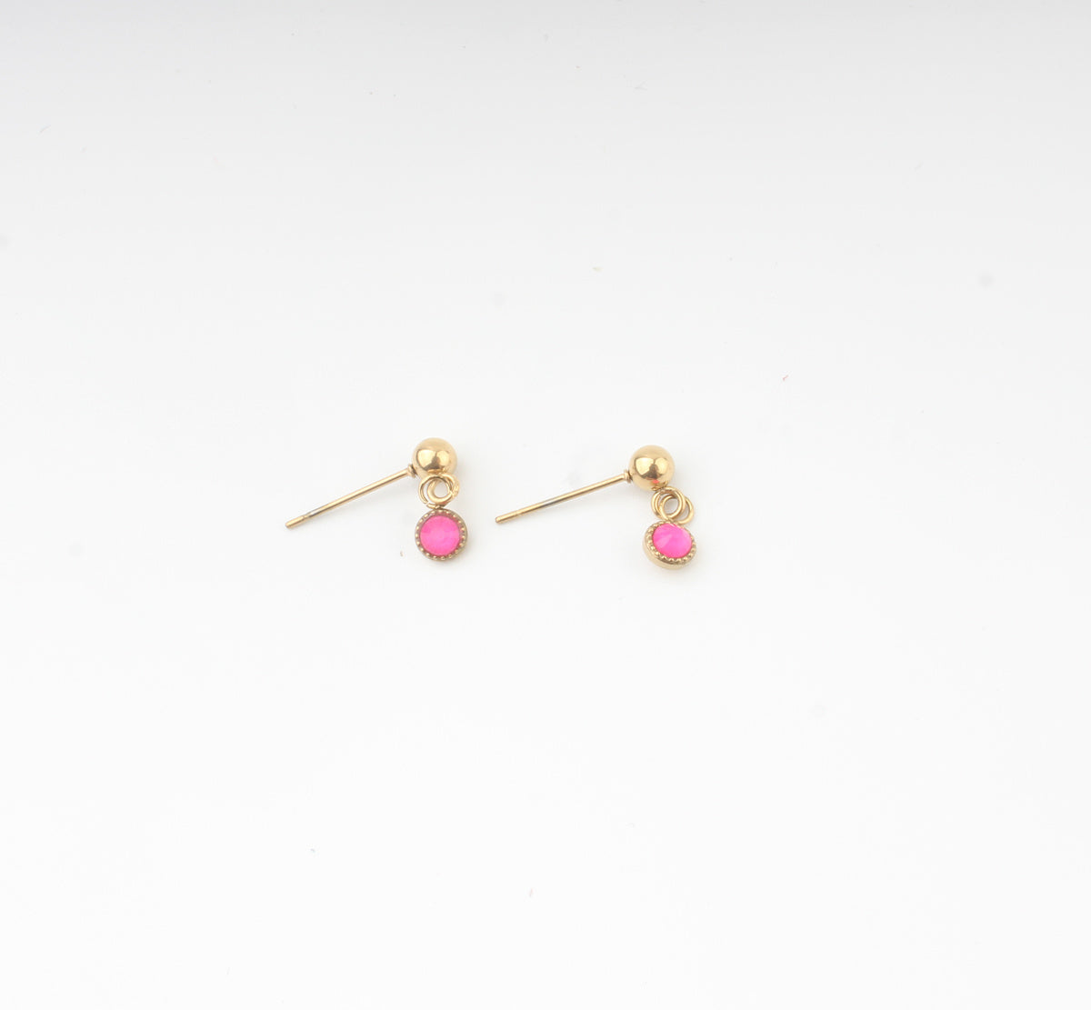 Estrella - Pendientes - Studs - Acero inoxidable