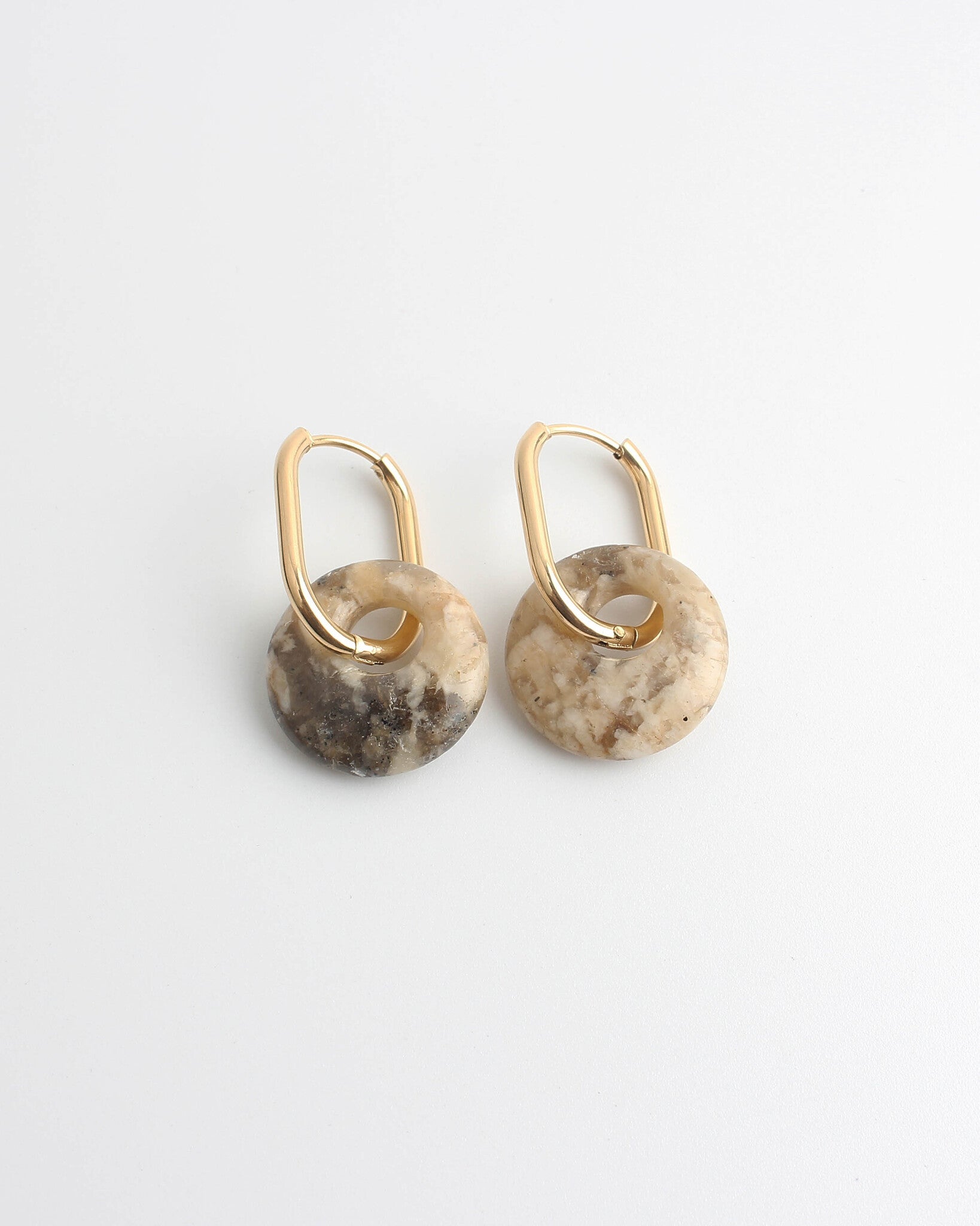 Tirza - Pendientes - Piedra natural - Acero inoxidable