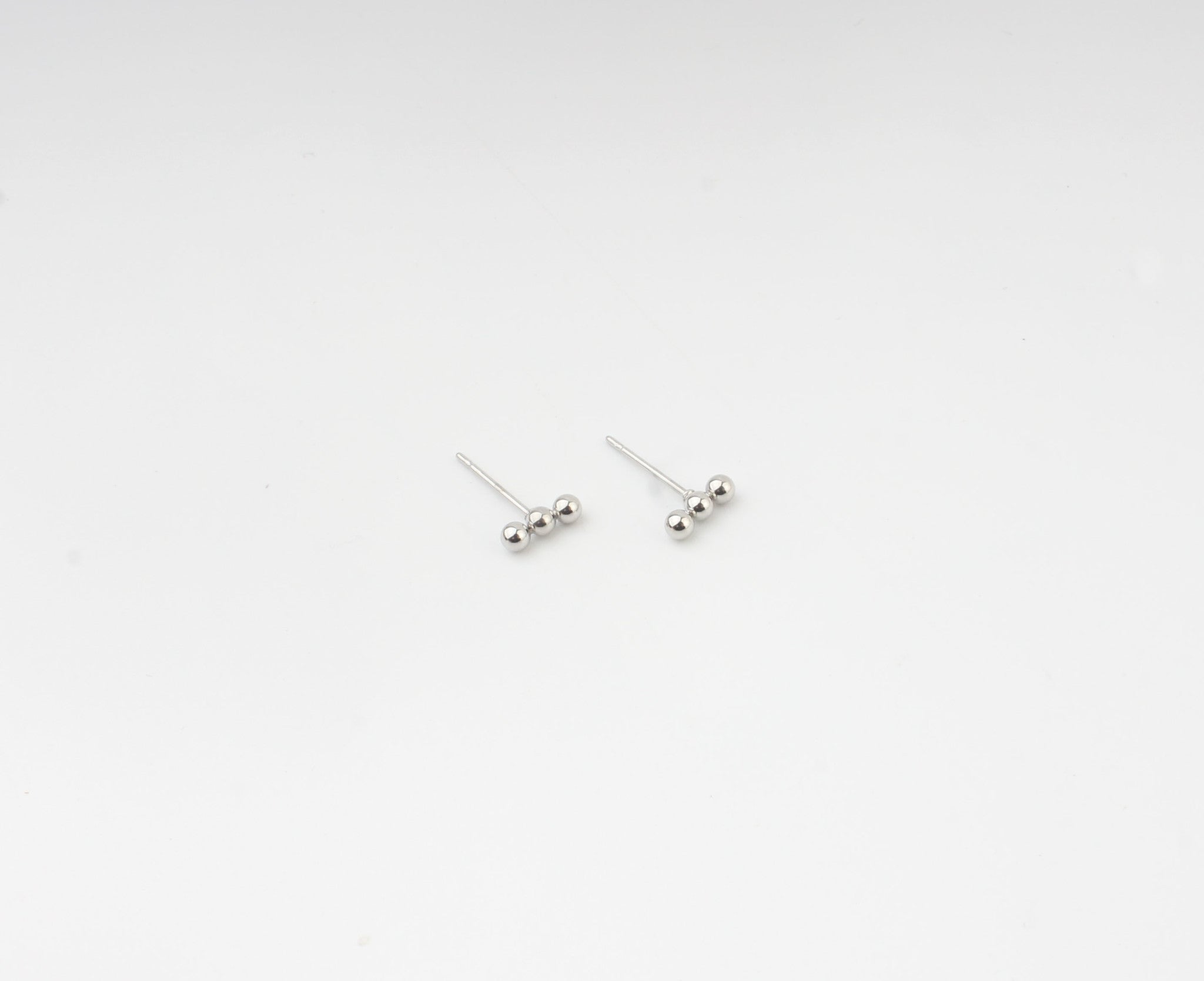 3 Dots - Pendientes - Acero inoxidable