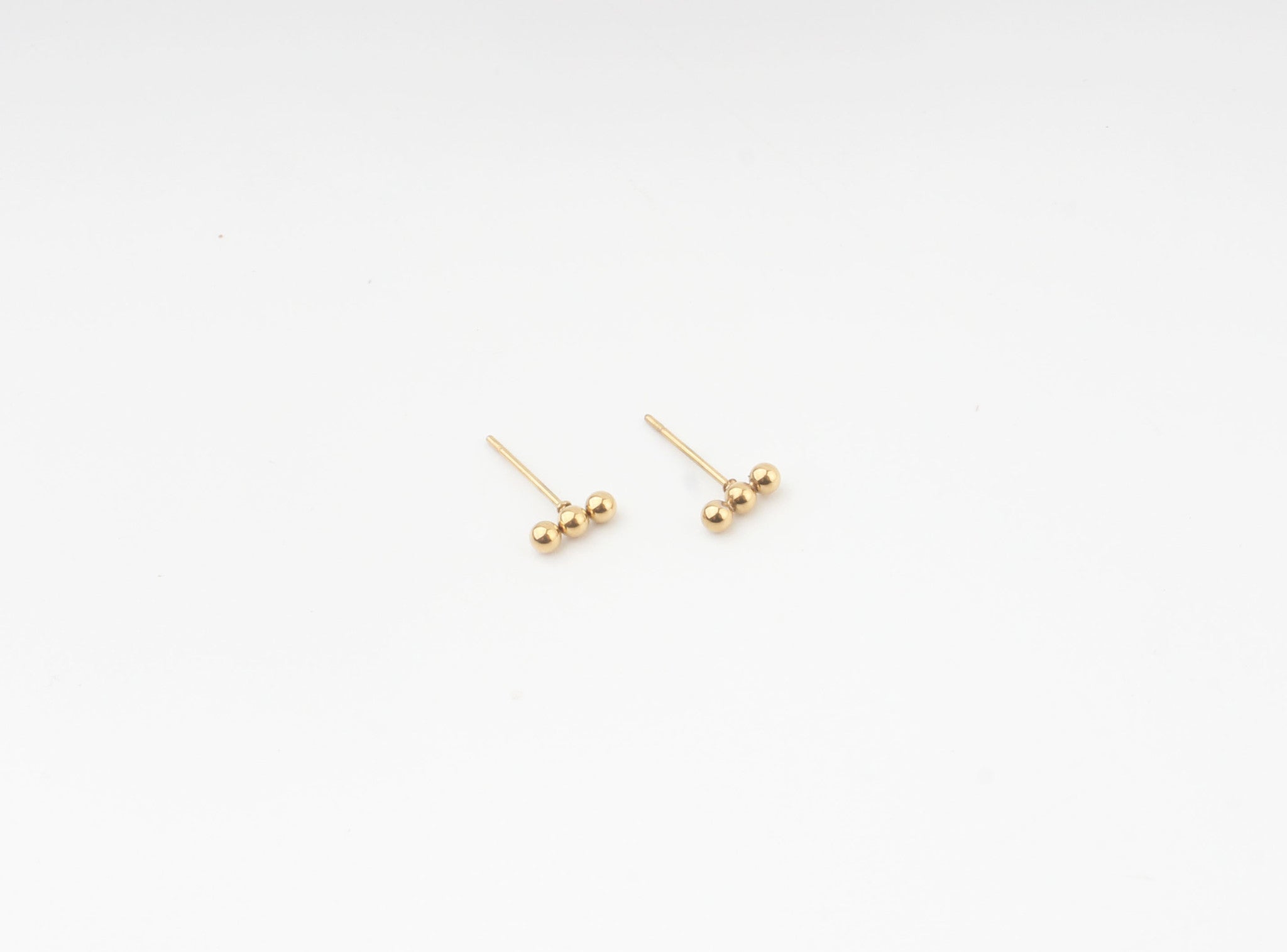 3 Dots - Pendientes - Acero inoxidable