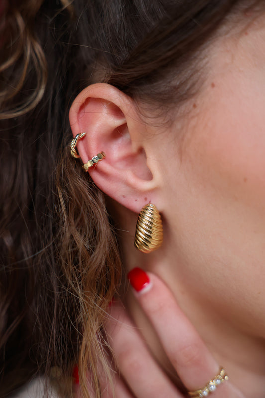 Adinda - Earcuff - Acero inoxidable