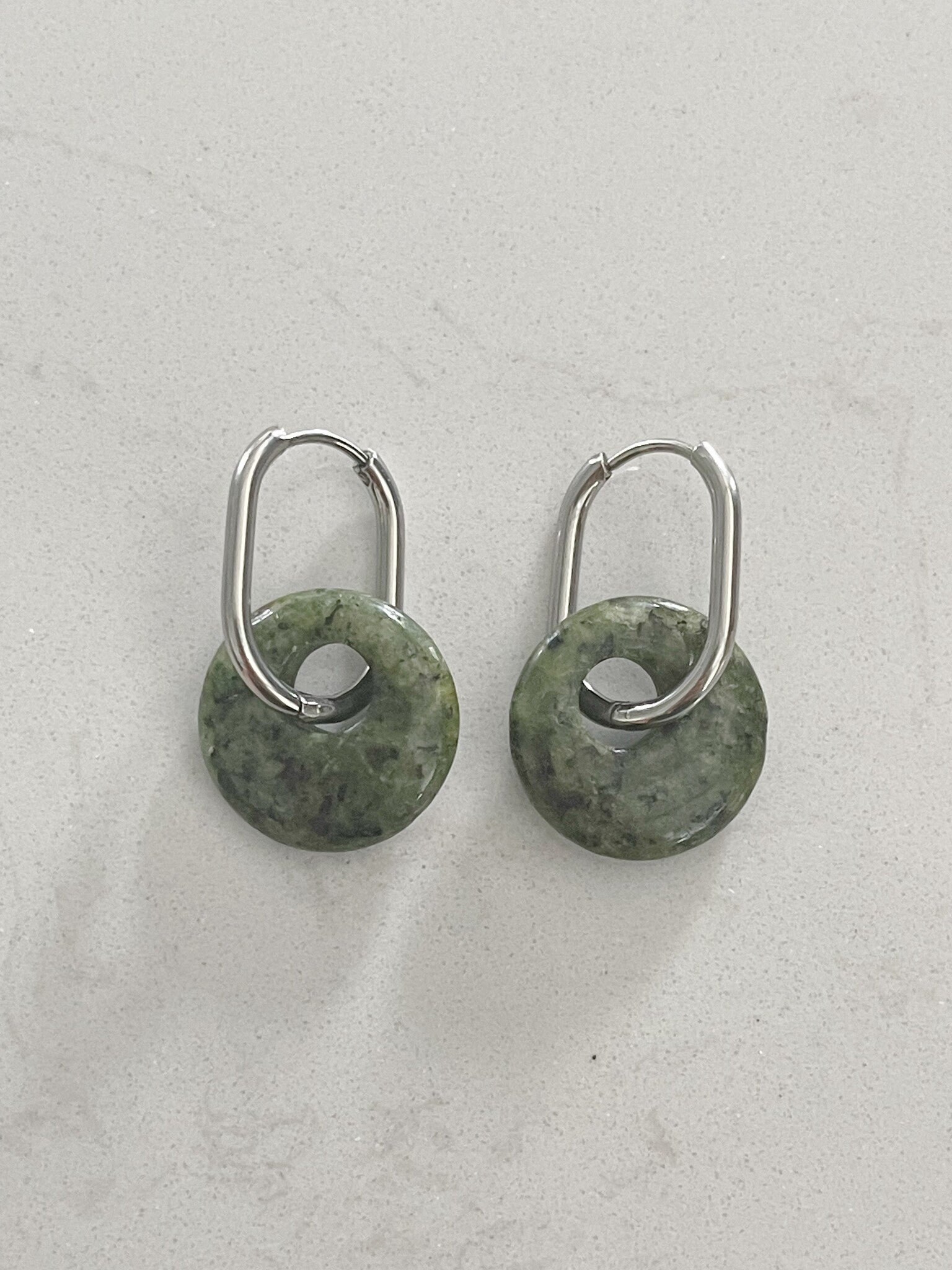 Tirza - Pendientes - Piedra natural - Acero inoxidable