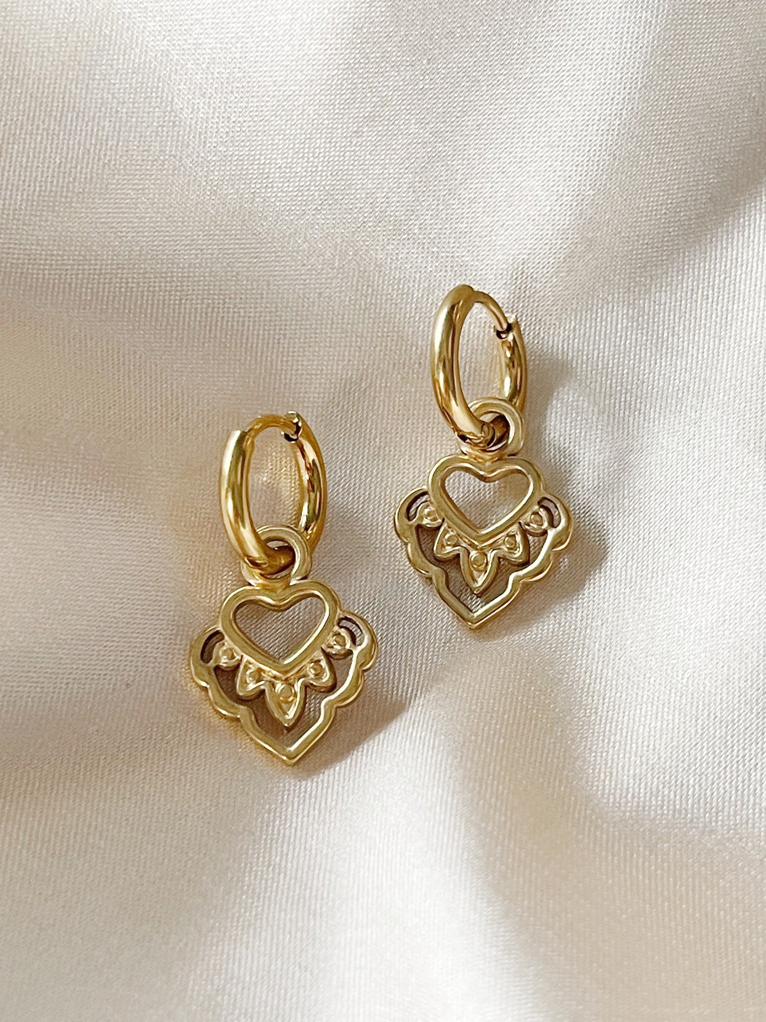 I Heart You - Pendientes - Acero inoxidable