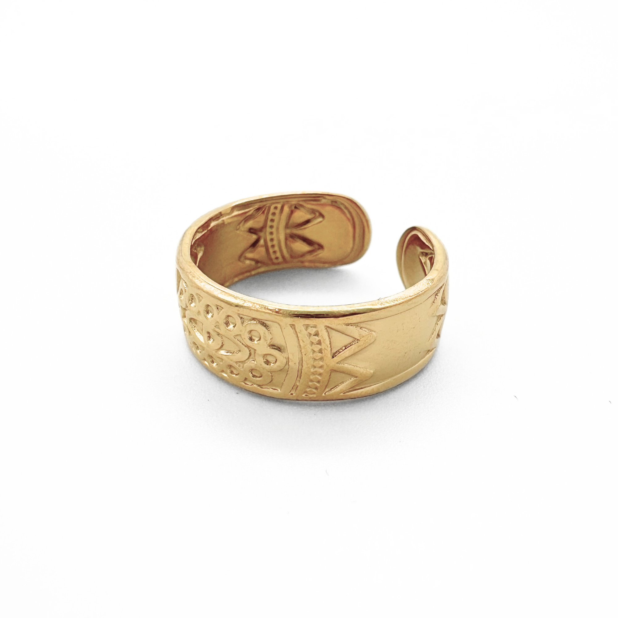 Aztec - Anillo - Acero inoxidable - Ajustable