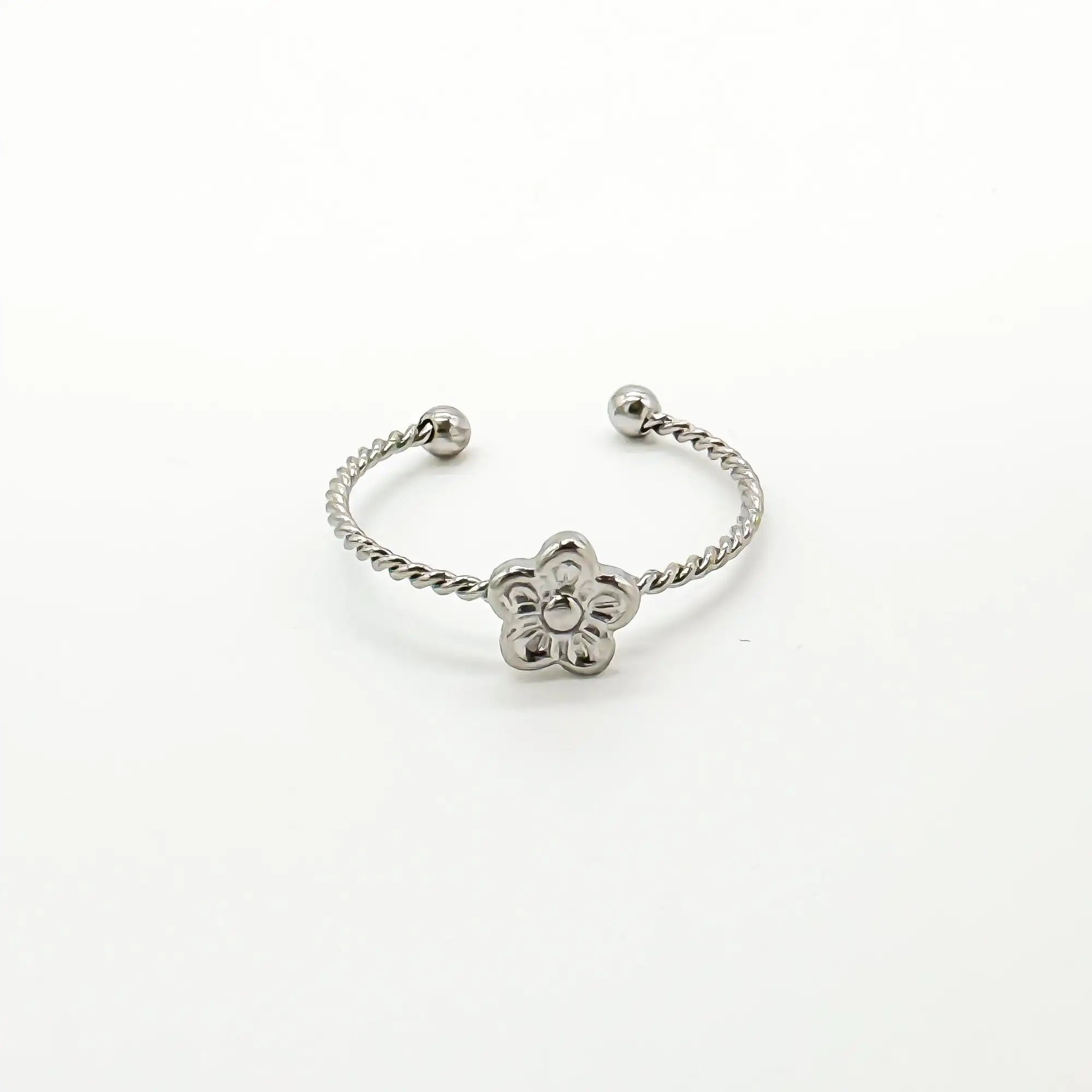 Daisy Twist - Anillo - Acero inoxidable - Ajustable