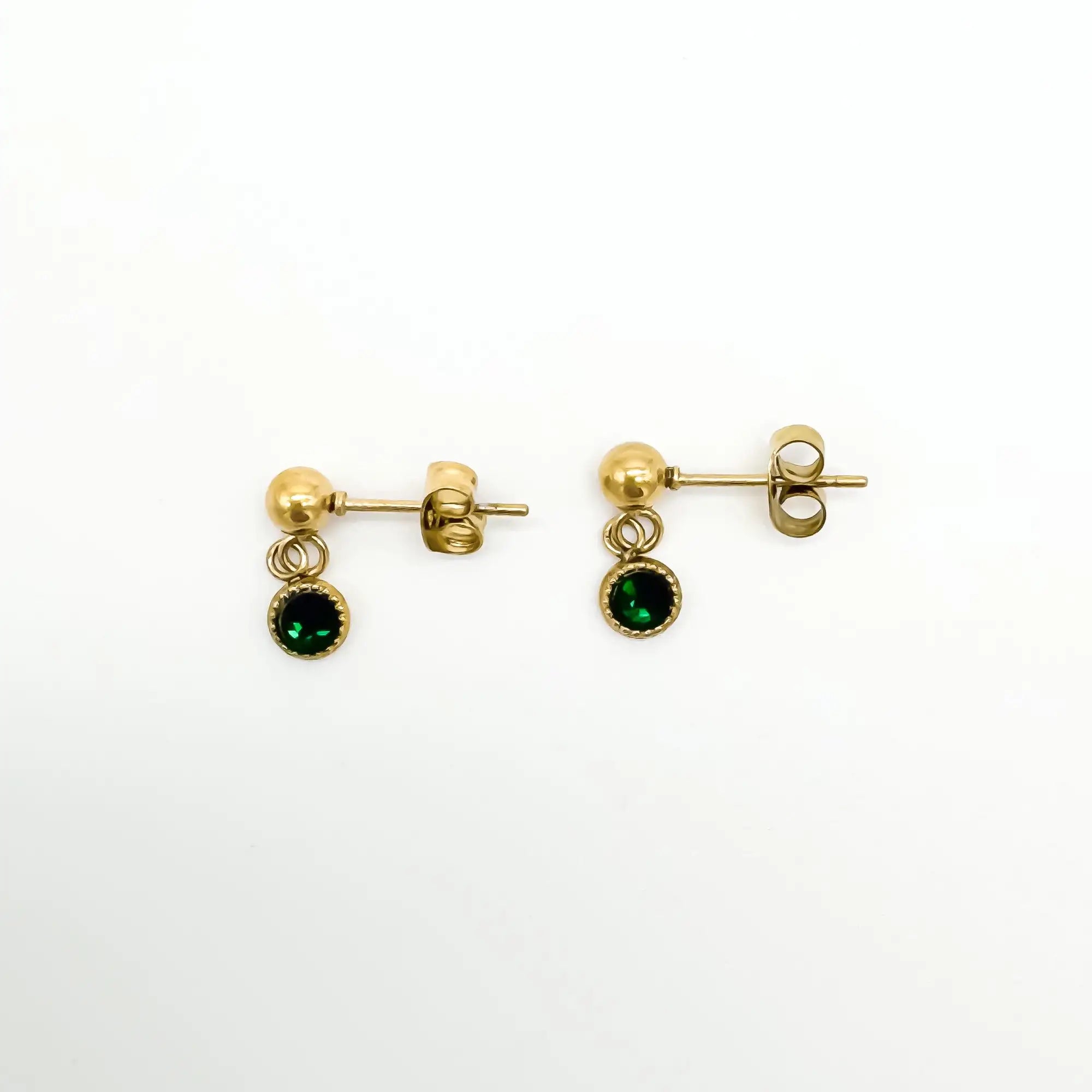 Estrella - Pendientes - Studs - Acero inoxidable