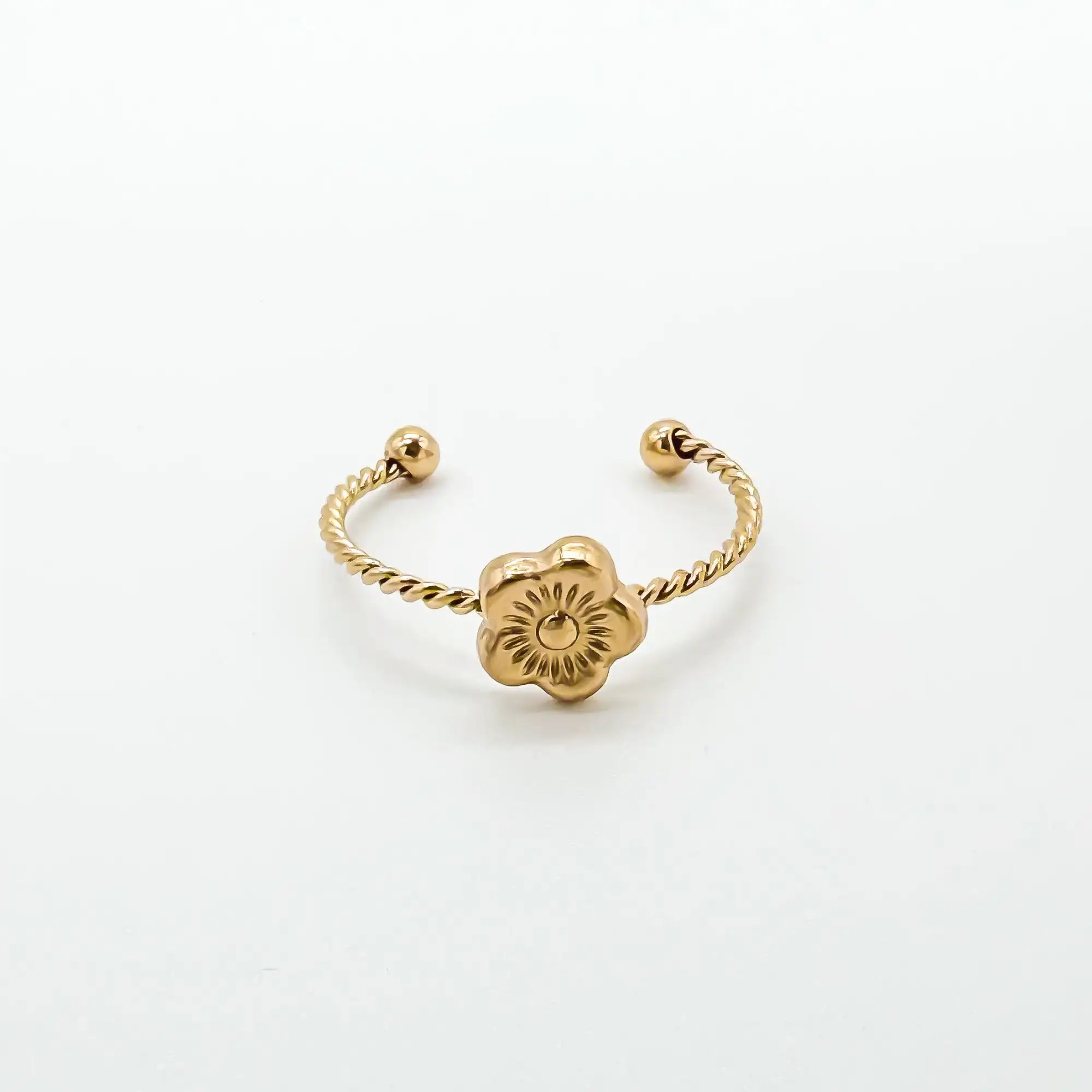 Daisy Twist - Anillo - Acero inoxidable - Ajustable