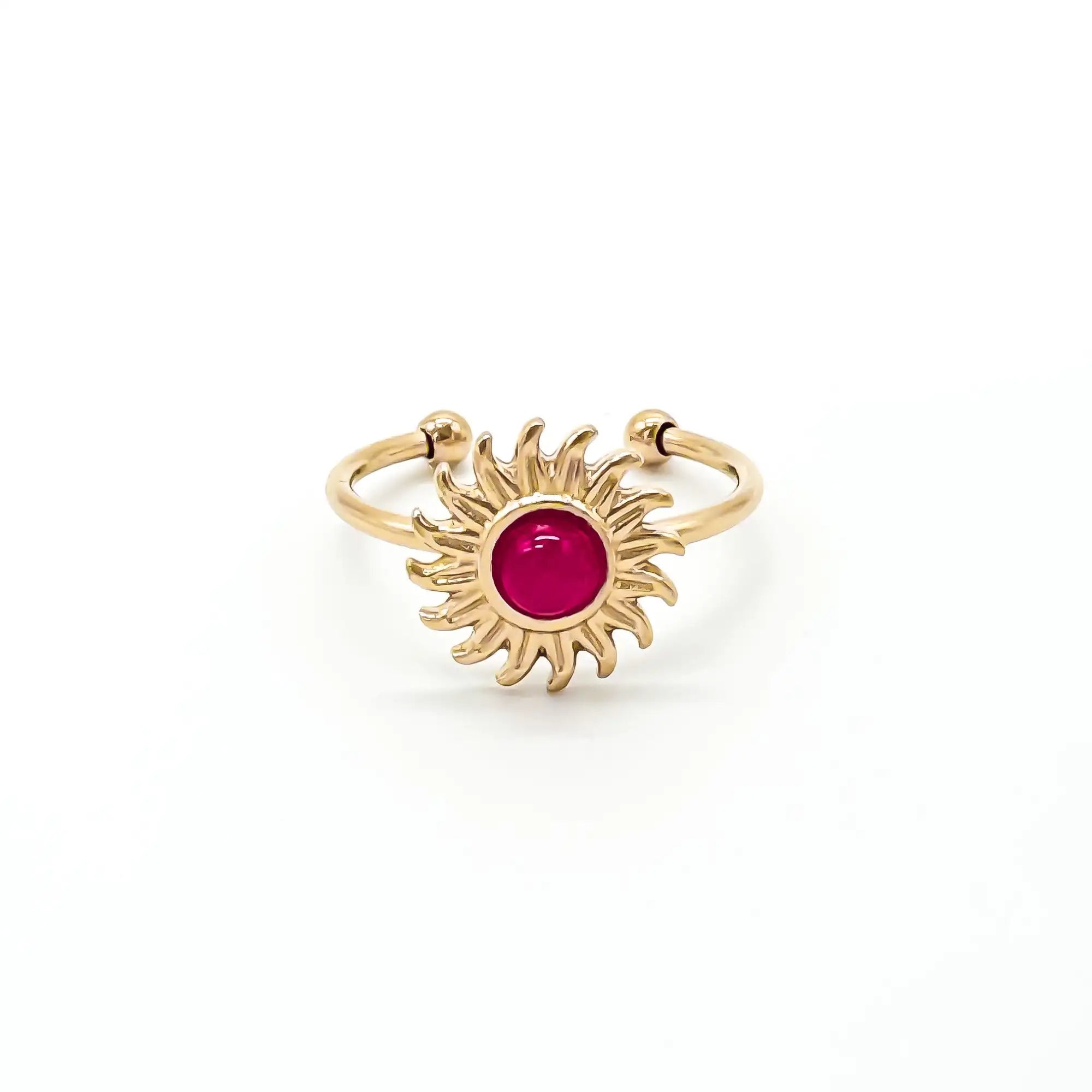 Sunshine - Anillo - Acero inoxidable - Ajustable