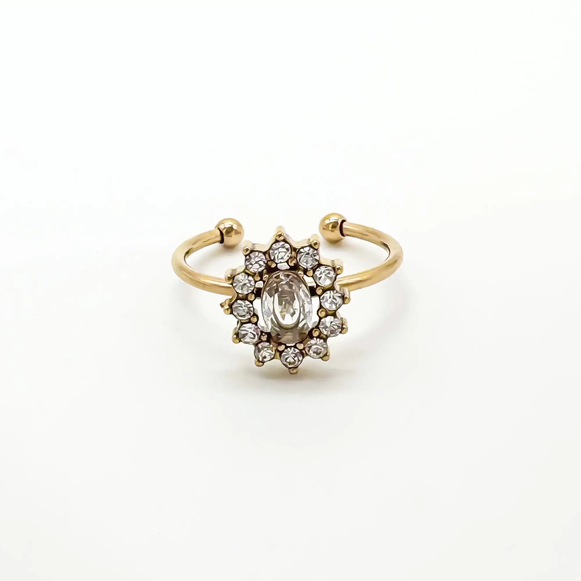 Lana - Anillo - Acero inoxidable - Ajustable