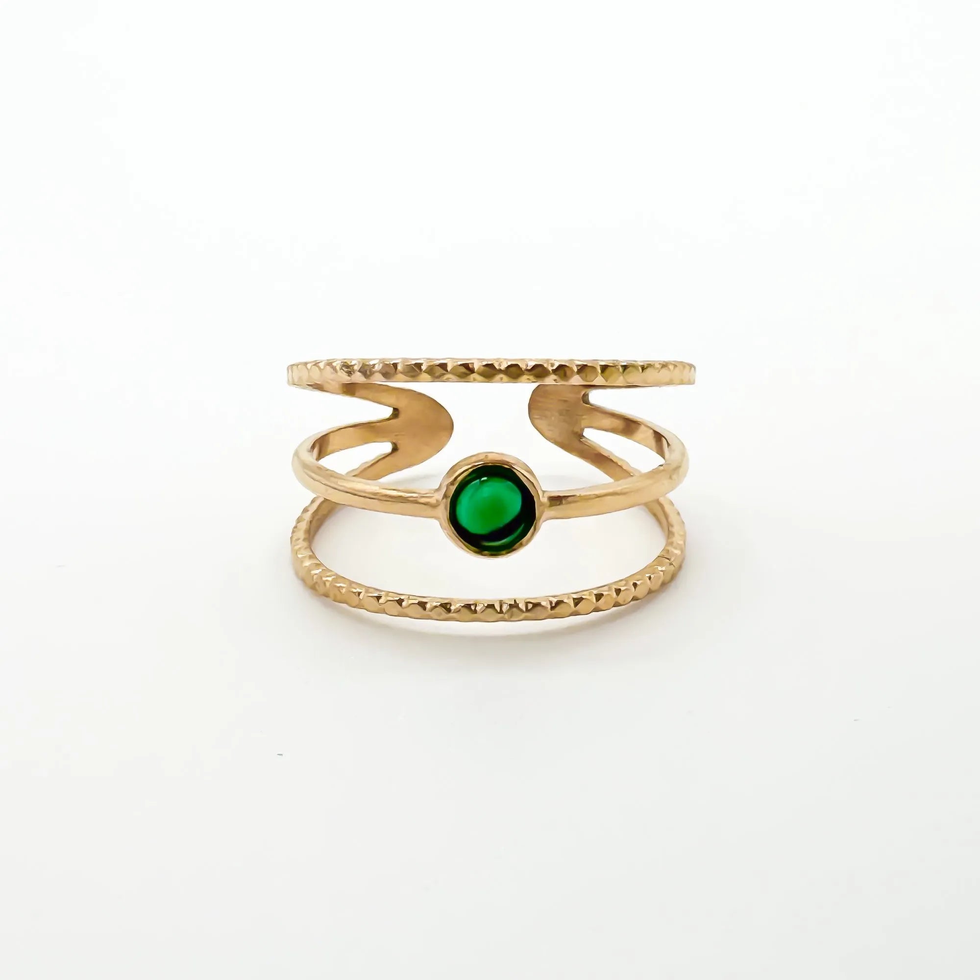 Aarya - Anillo - Acero inoxidable - Ajustable