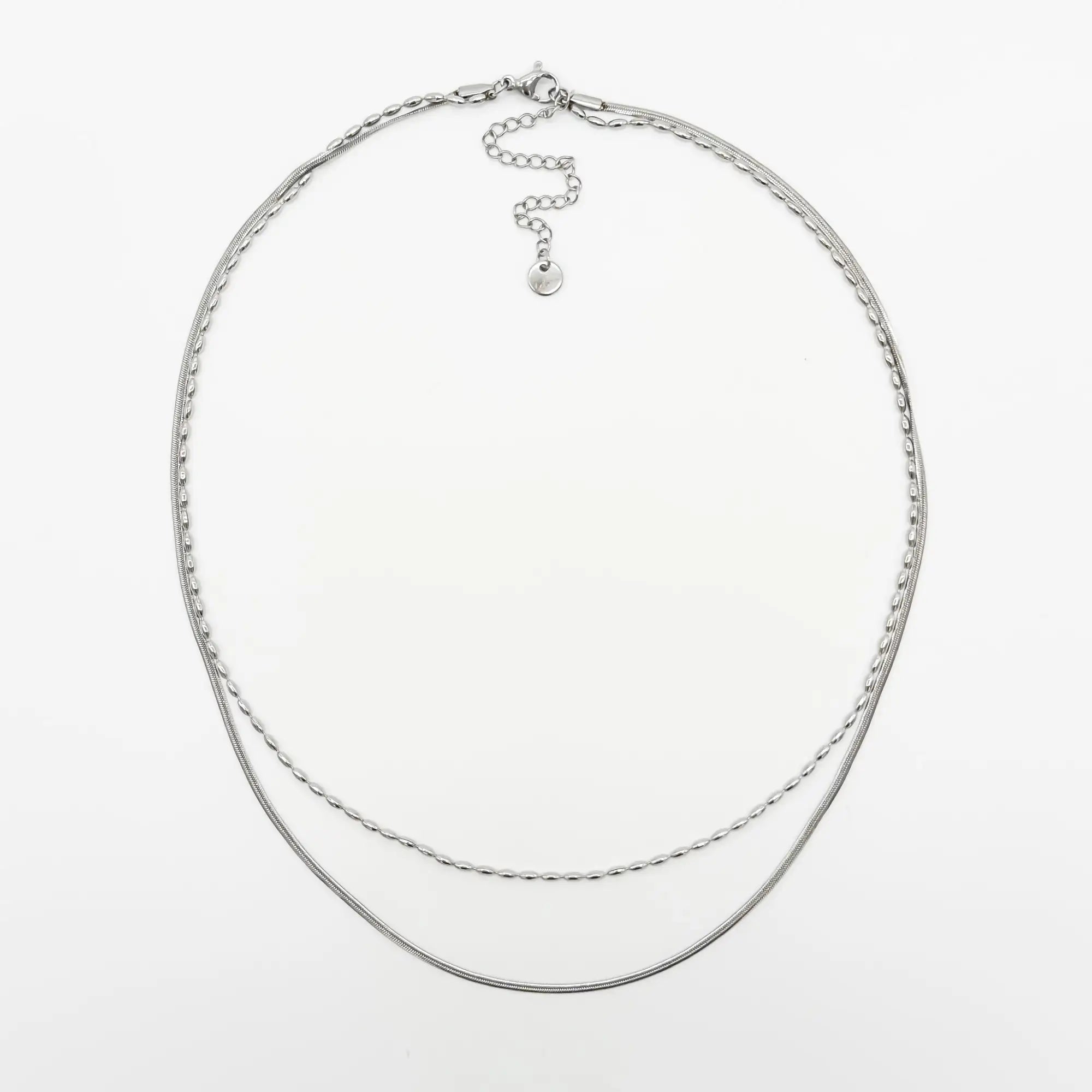 Minimalistic - Necklace - 2 Layer - Stainless Steel