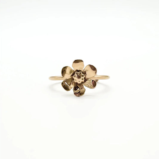 Kae Flower - Anillo - Acero inoxidable - Ajustable