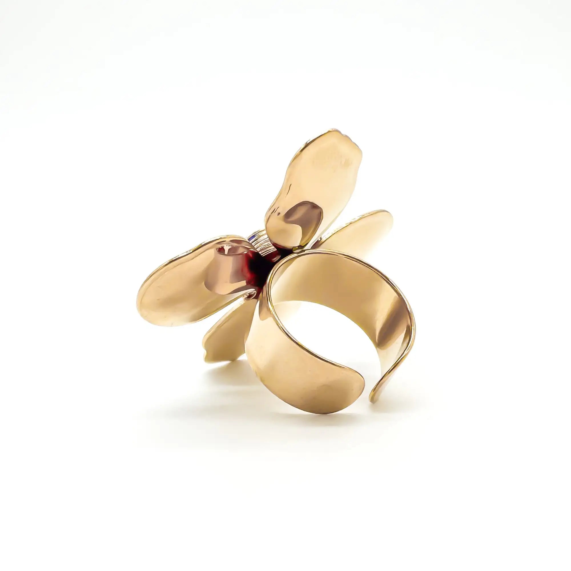 Mega Flower - Anillo - Acero inoxidable - Ajustable