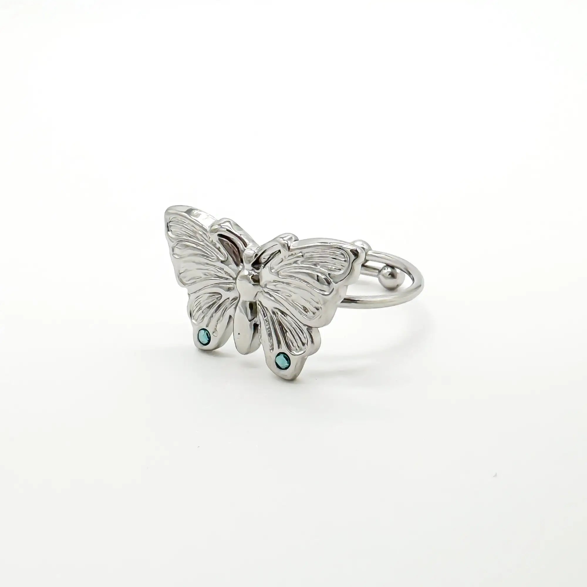 Mariposa - Anillo - Acero inoxidable