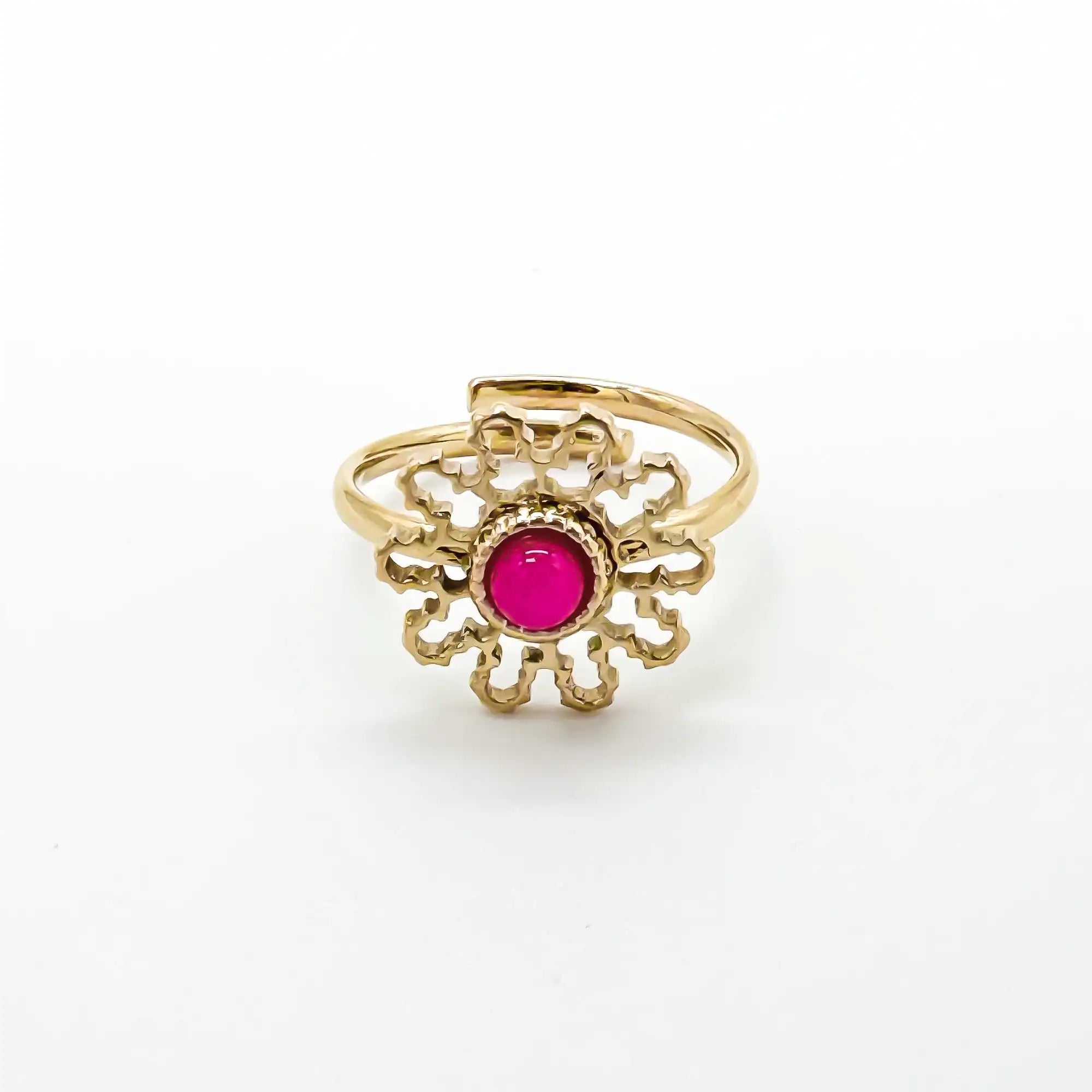 Flori - Anillo - Acero inoxidable - Ajustable