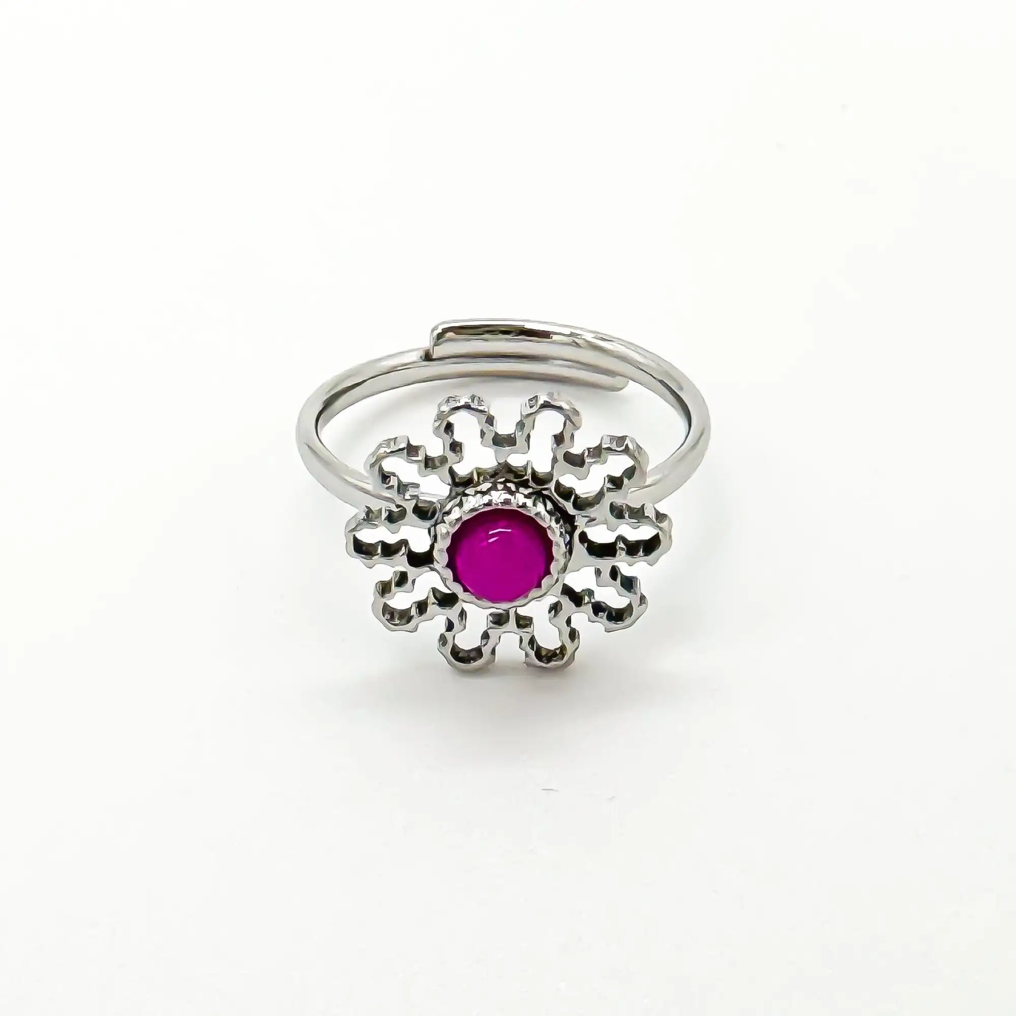 Flori - Anillo - Acero inoxidable - Ajustable