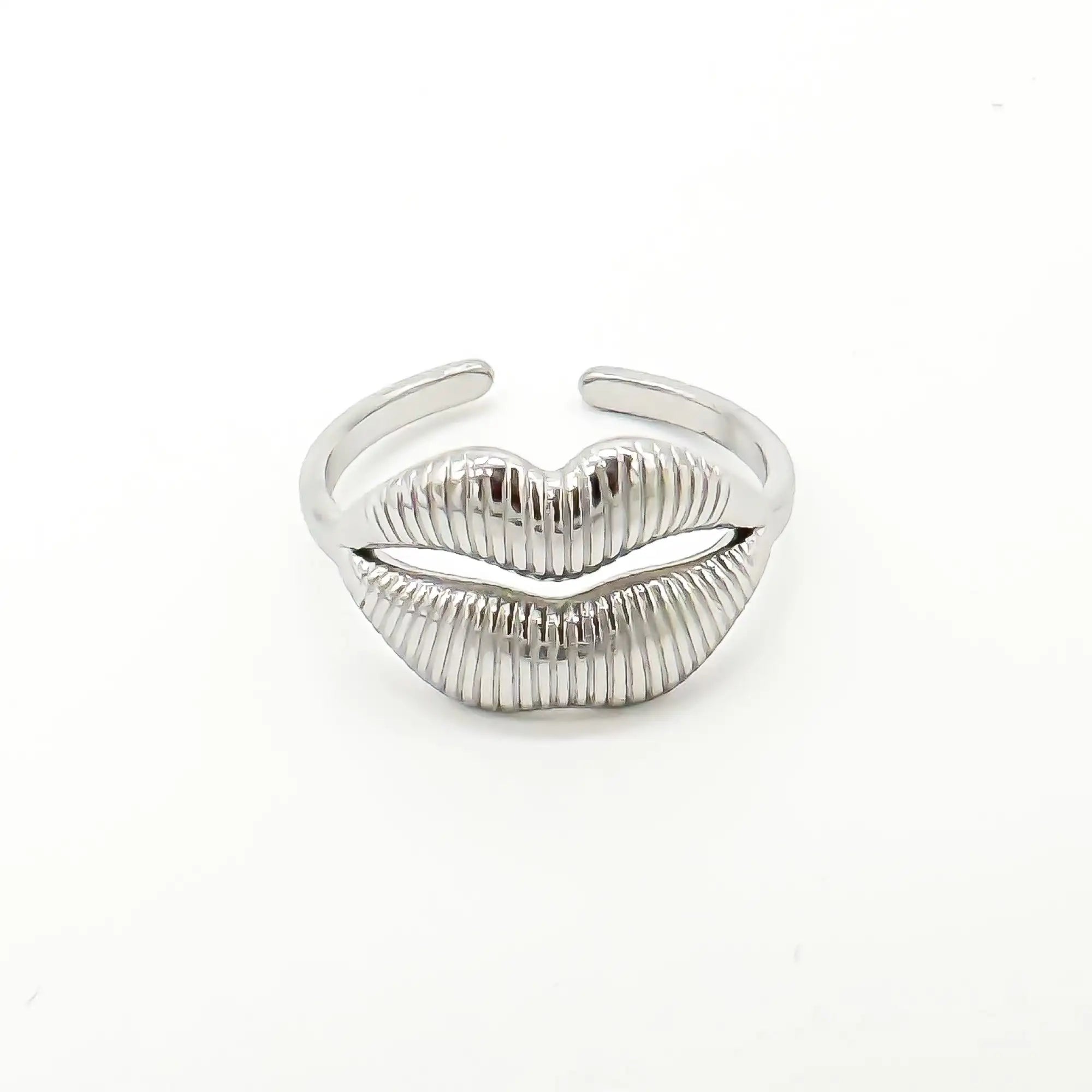 Kiss - Ring - Stainless Steel - Adjustable