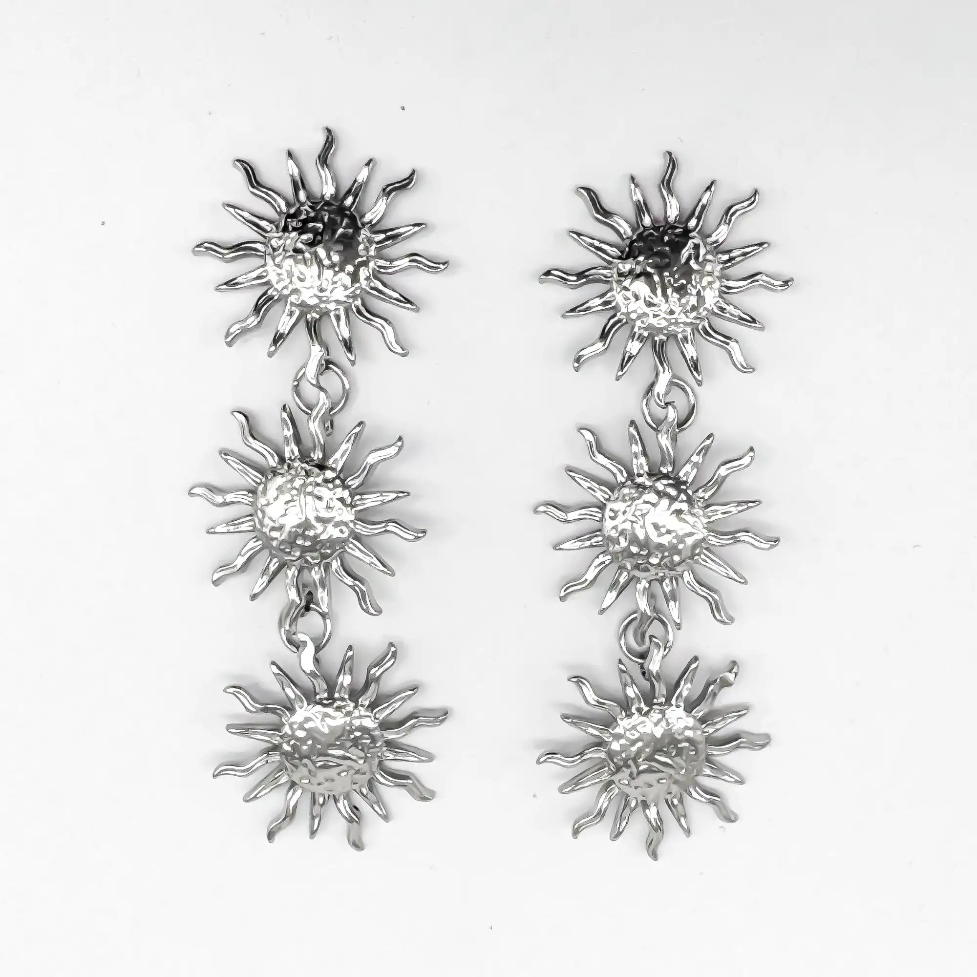 Sunflower Madness - Pendientes - Acero inoxidable