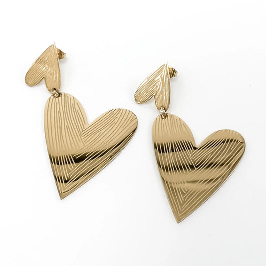 Lovin - Pendientes - Acero inoxidable