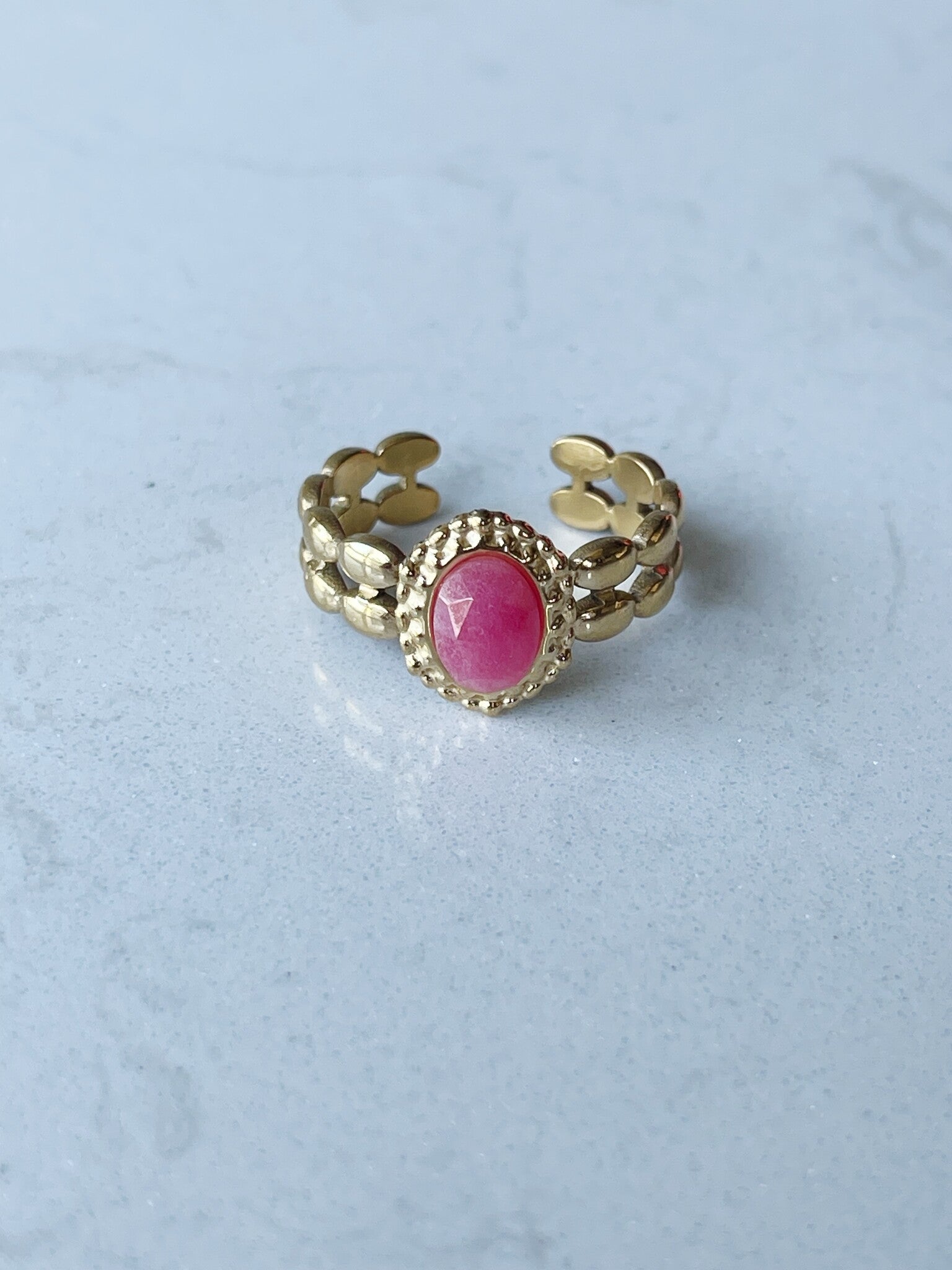 Lola - Anillo - Acero inoxidable - Ajustable