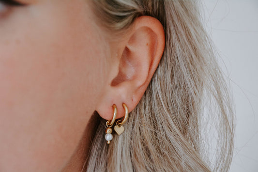 Veerle - Pendientes - Acero inoxidable